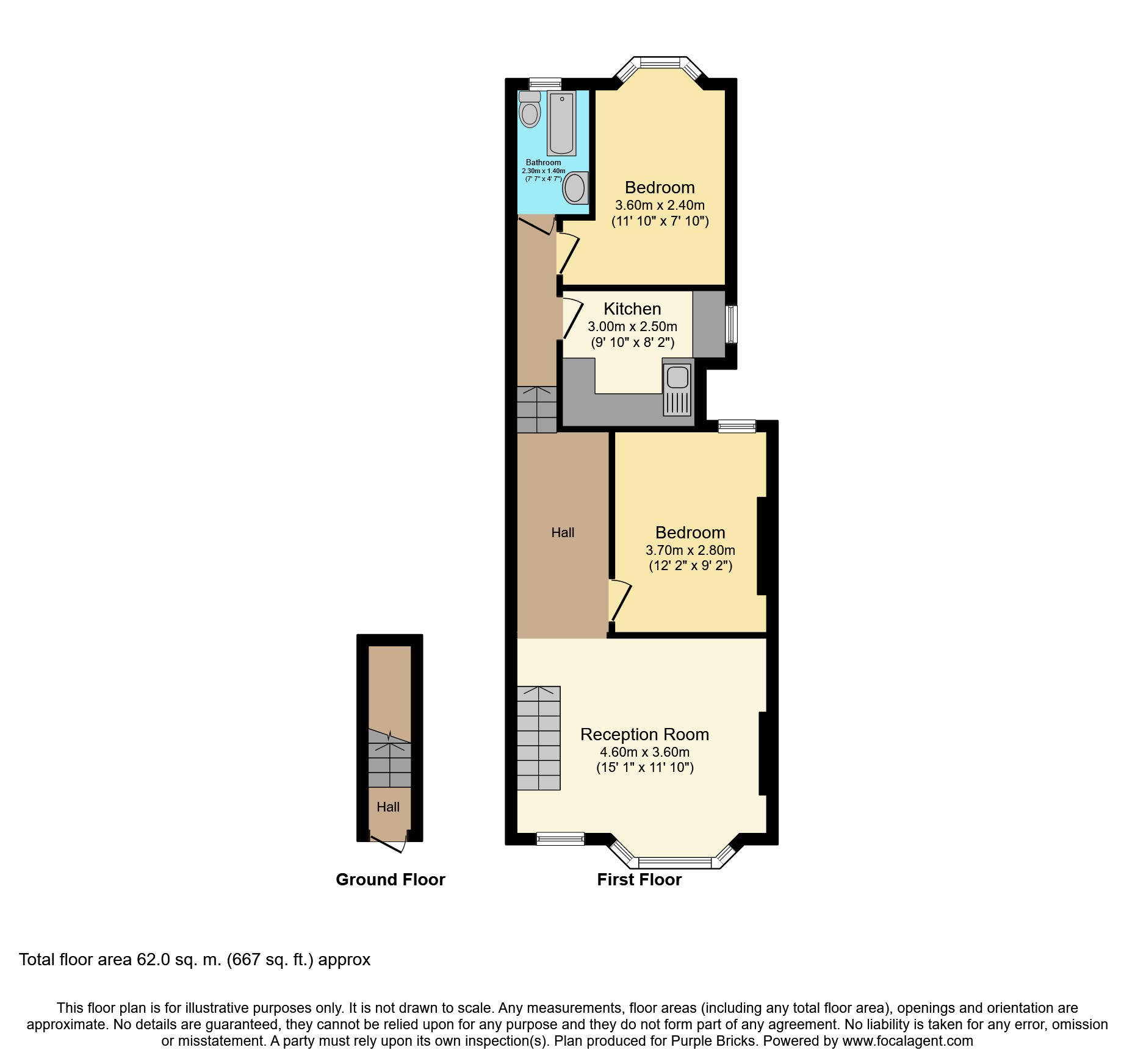 2 Bedrooms Flat for sale in Como Road, Forest Hill SE23