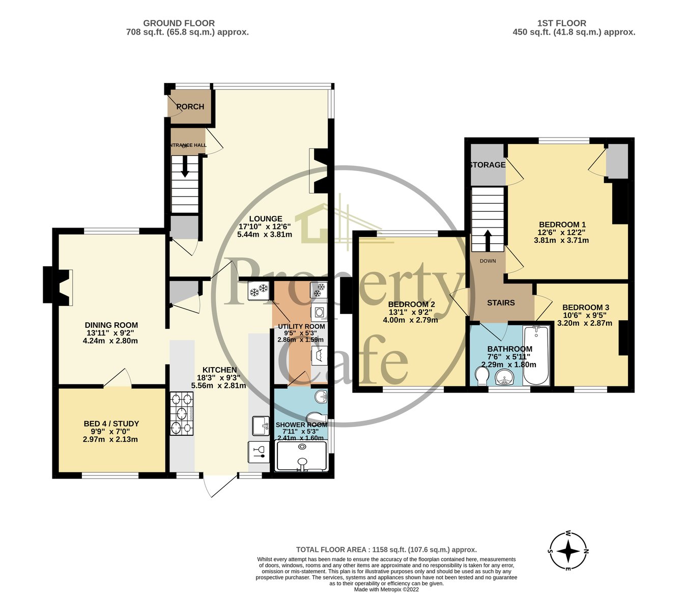 Gatefield Cottage, Collington Lane West, Bexhill-on-Sea floorplan