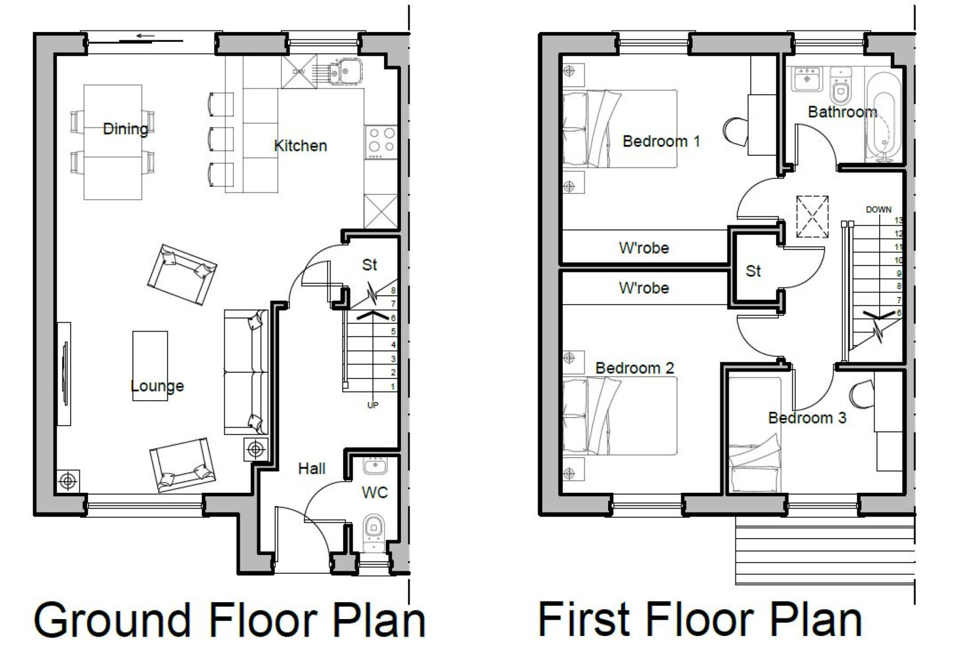 Plot 4 Oatlands,Oatlands Road, Andreas floorplan