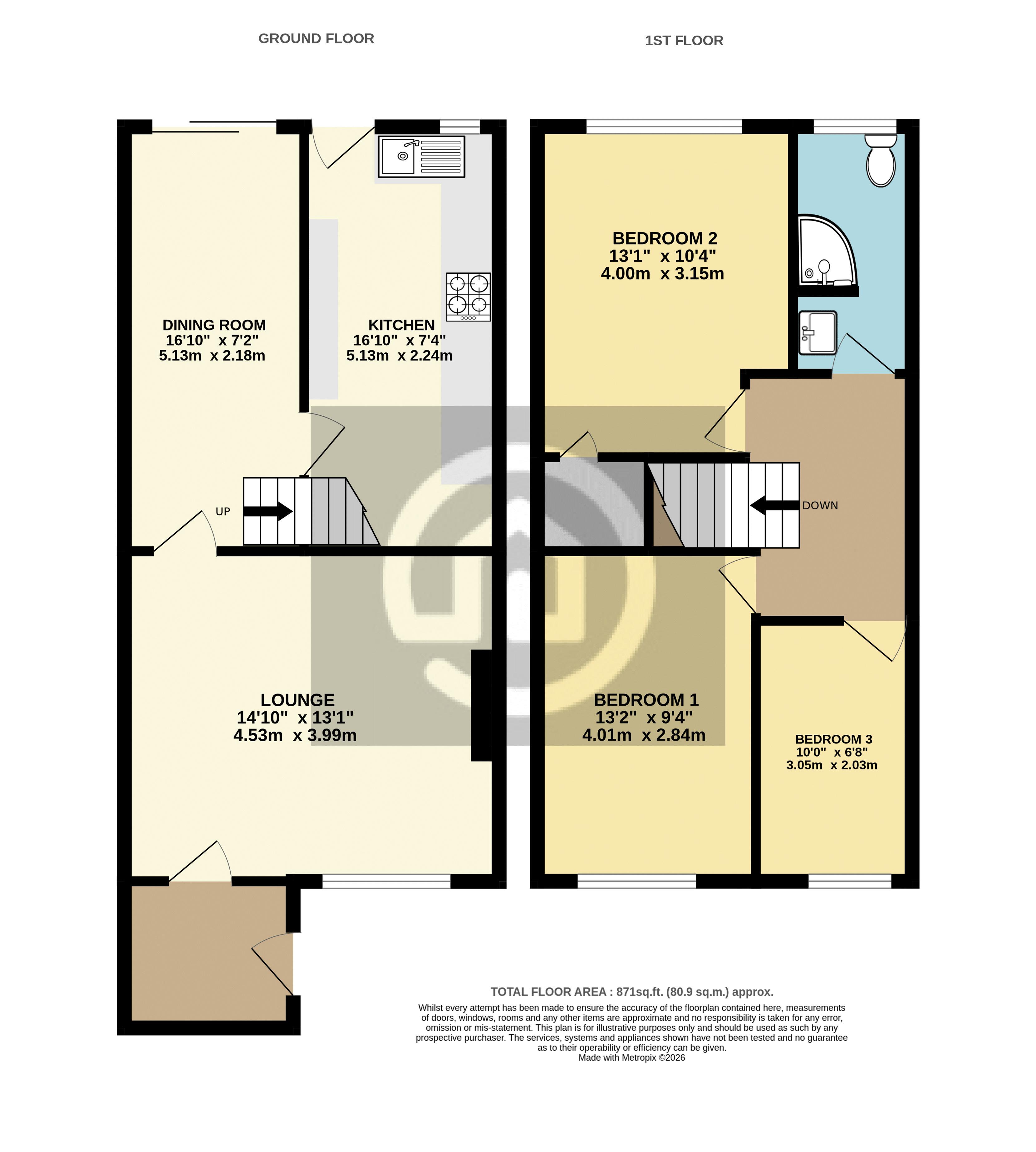 16, Willoughby Close, Bedford floorplan