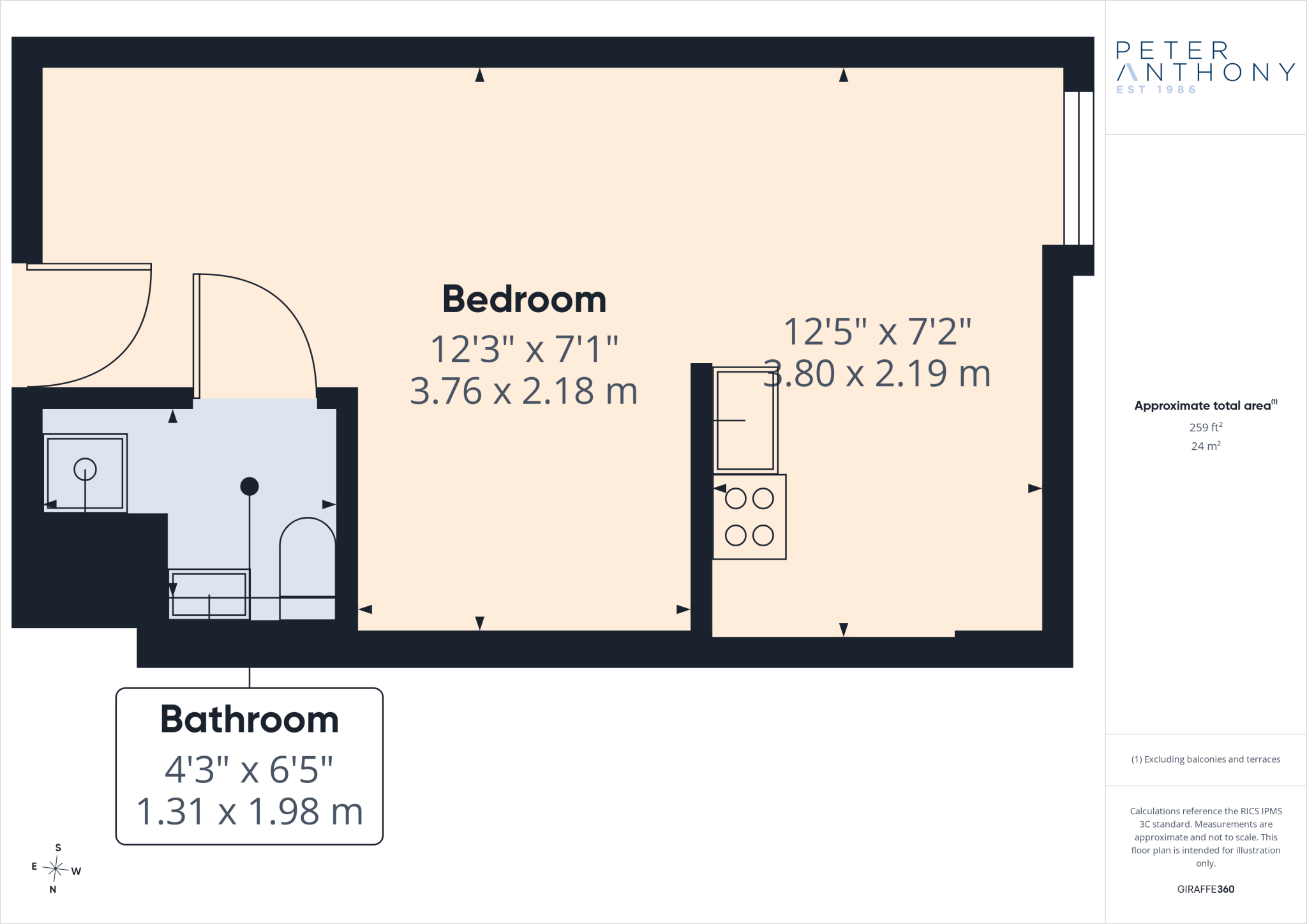 Flat 78, 246 Upper Parliament Street, Liverpool floorplan