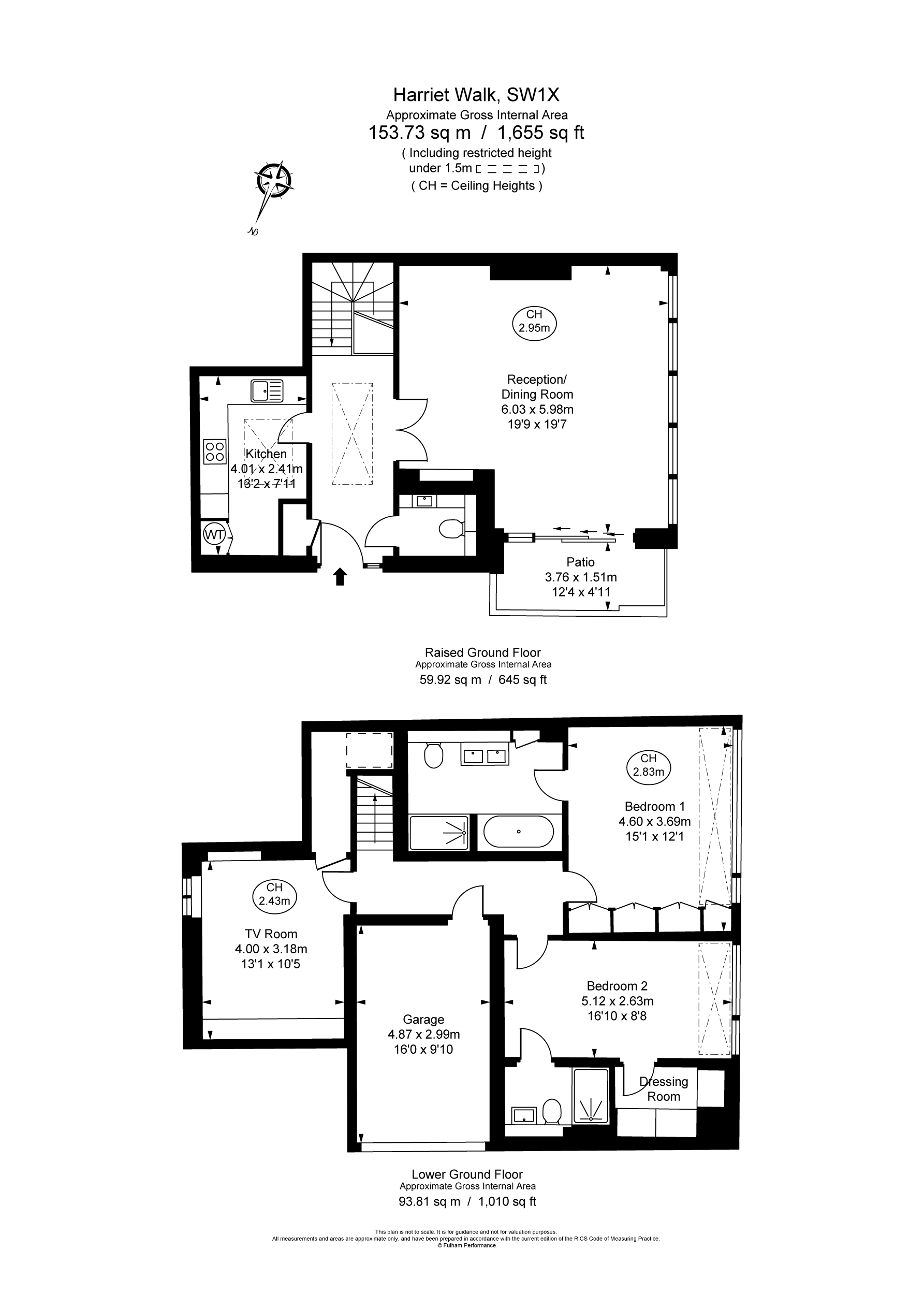 5, Harriet Walk, London floorplan