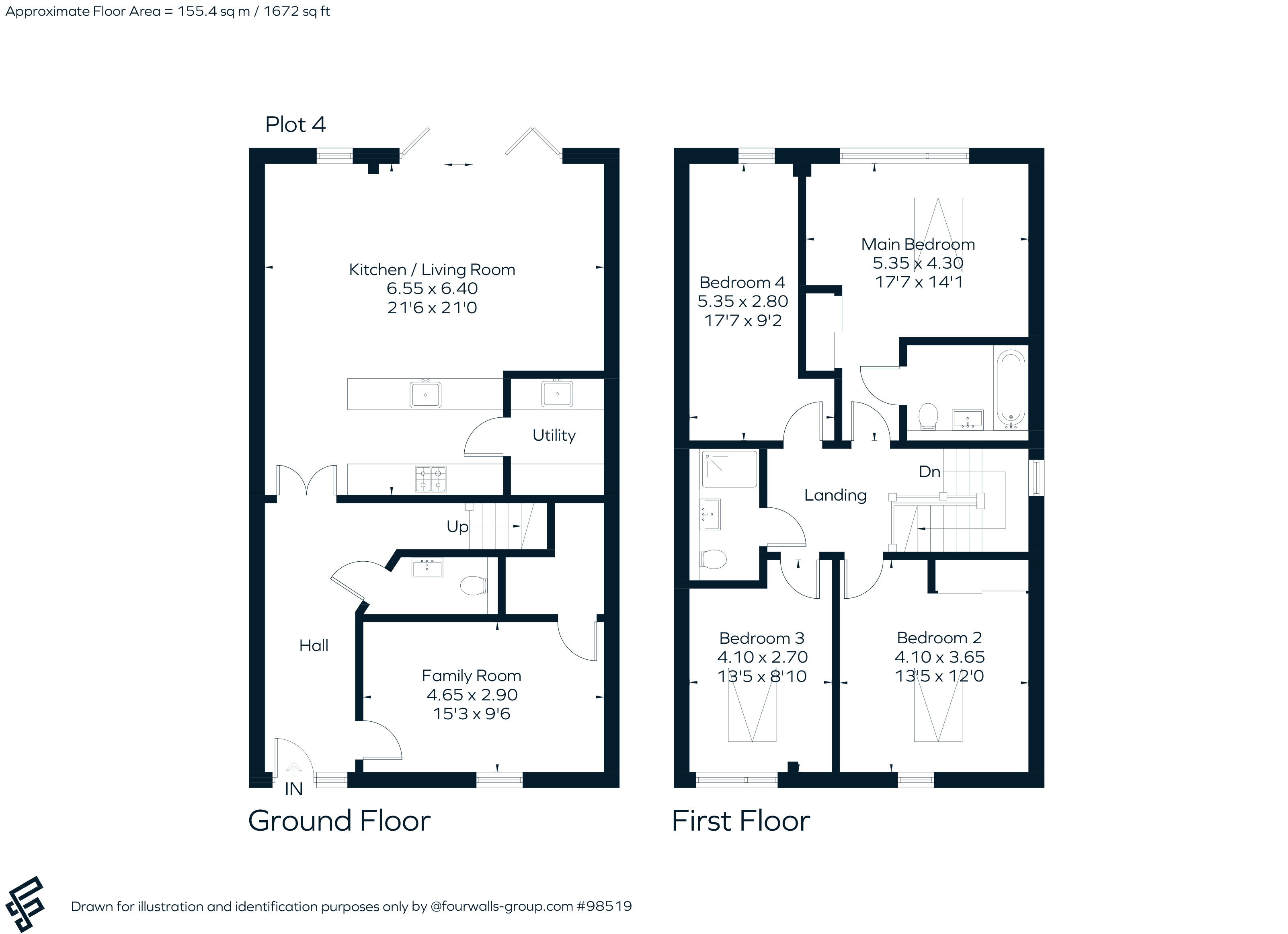 Plot 4, 4 Burston Ridge Farm, Aylesbury Road, Aylesbury floorplan