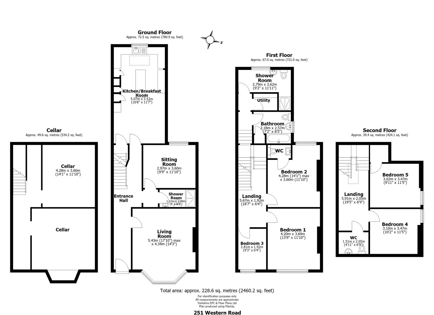 251, Western Road, Sheffield floorplan