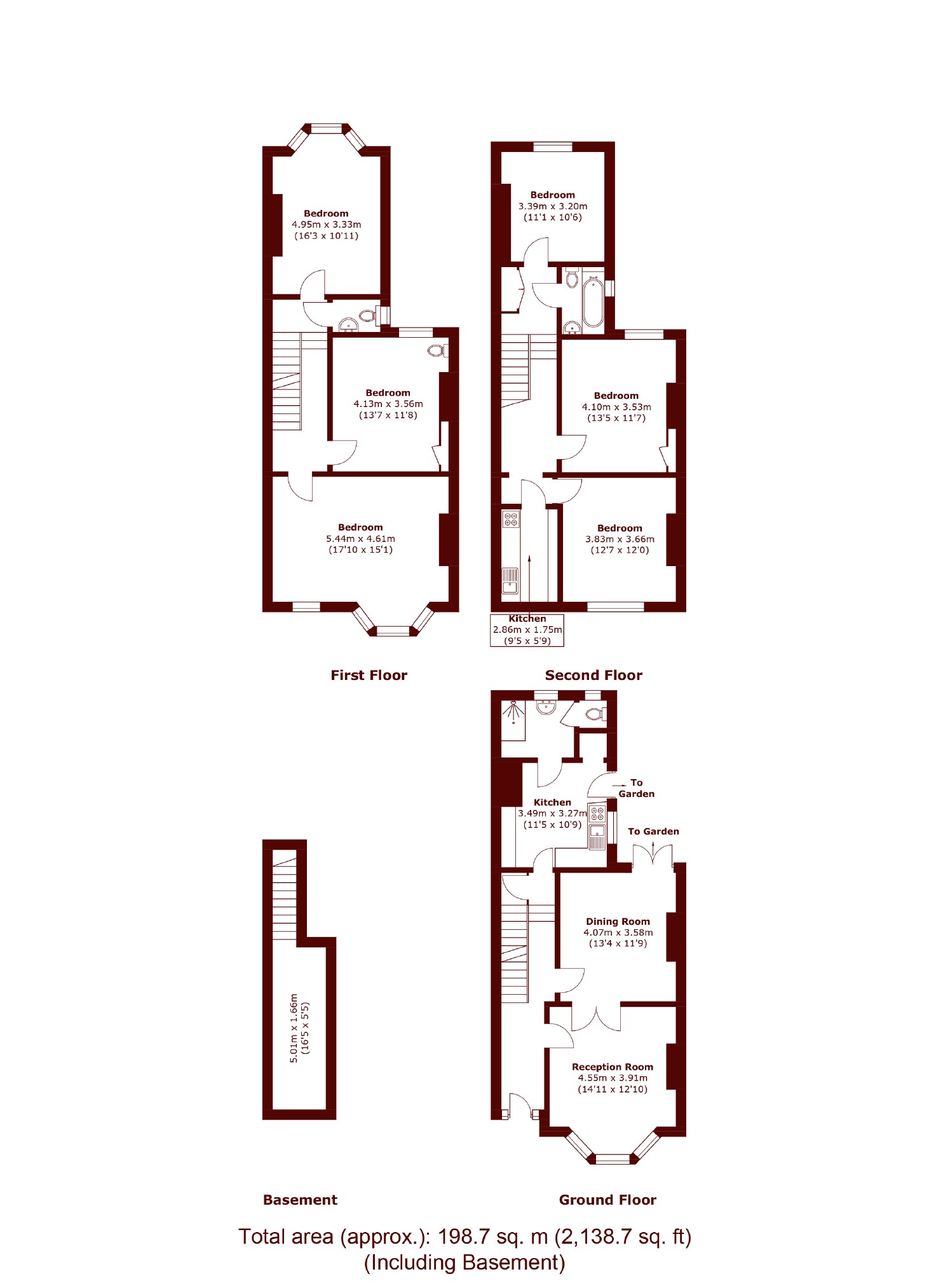 21, Saltoun Road, London floorplan