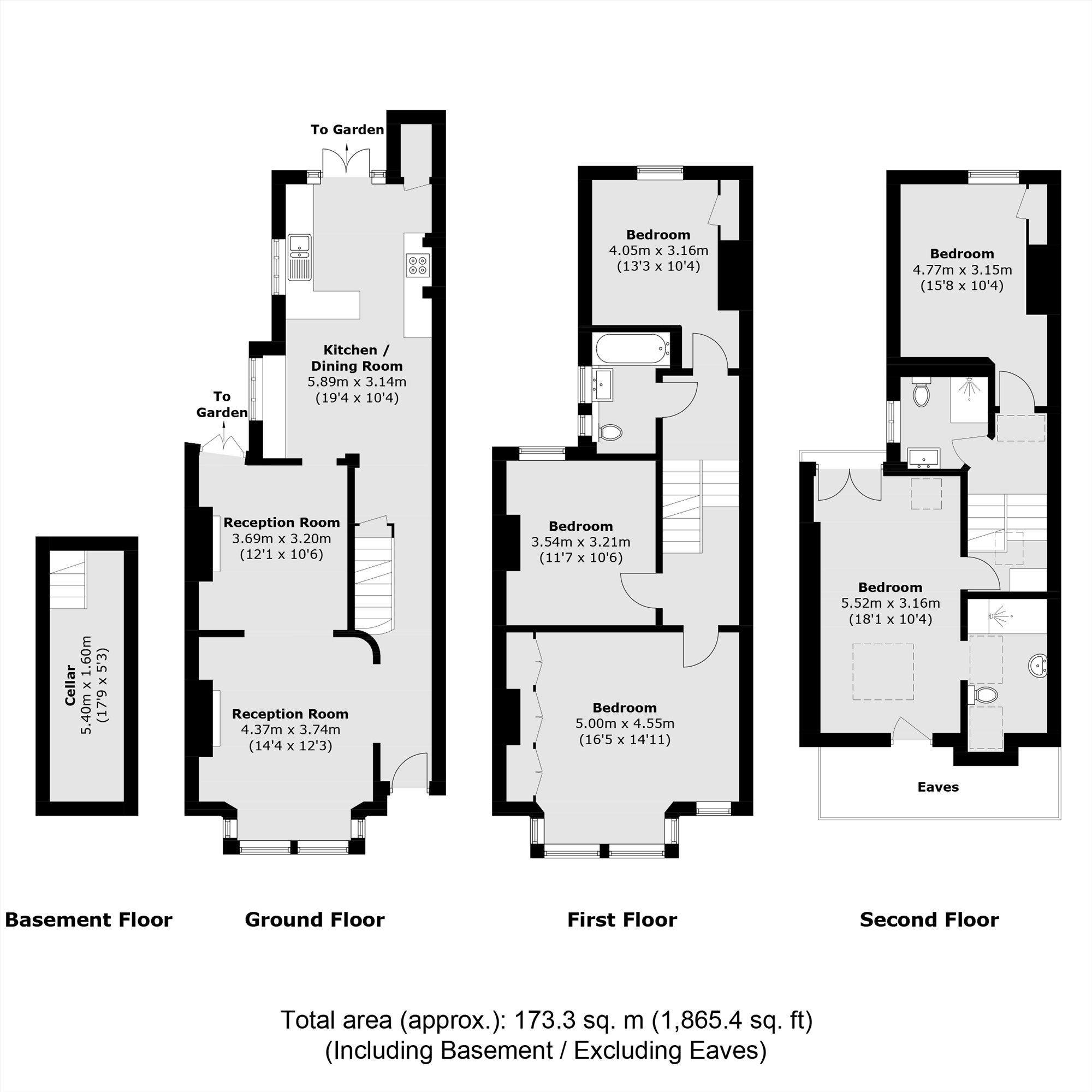 66, Thirsk Road, London floorplan