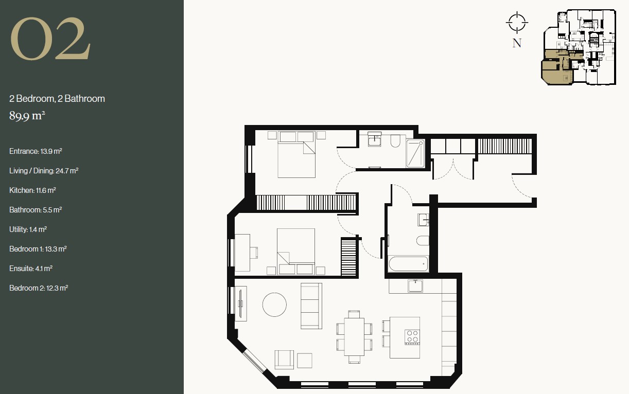 361, King Street, London floorplan