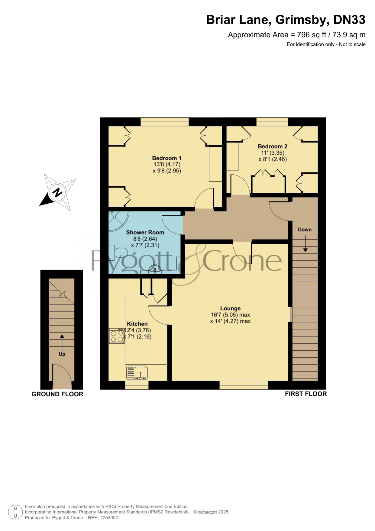 12, Briar Lane, Grimsby floorplan