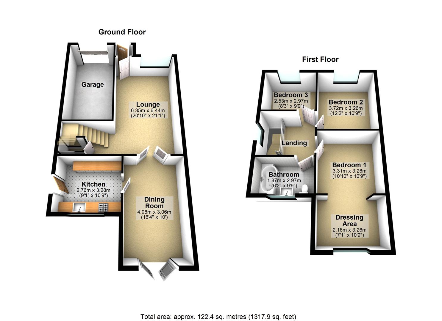 9, Orchard Close, Leeds floorplan