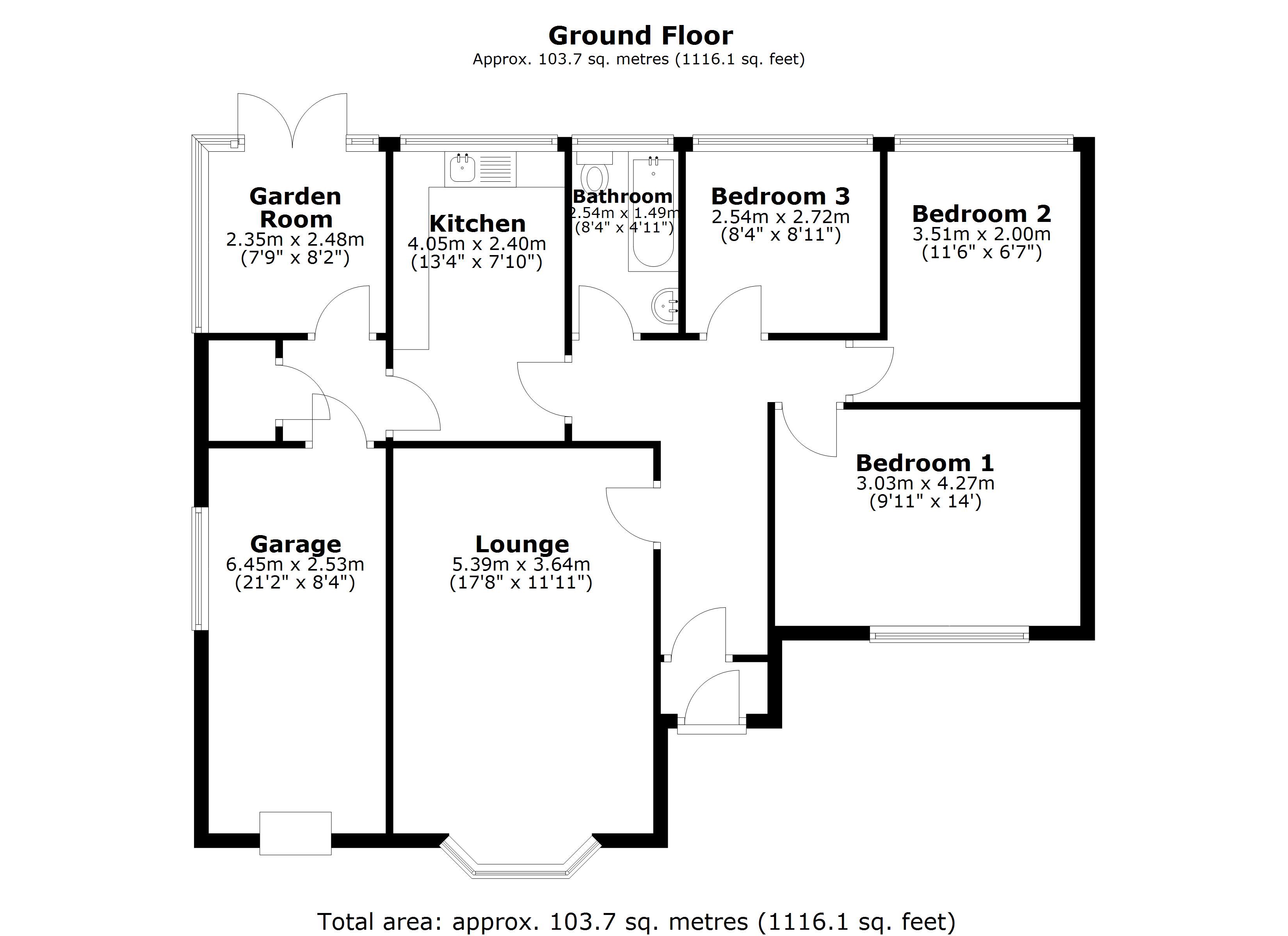 4, St. Helens Road, Retford floorplan