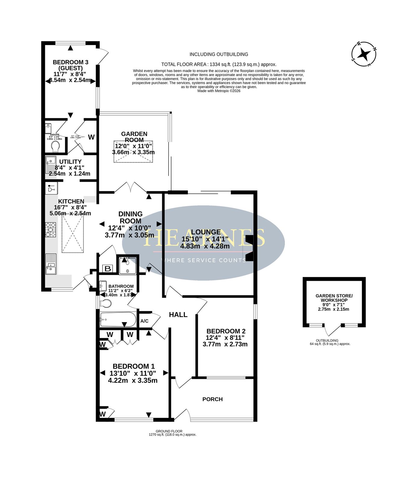 25, Fernside Road, Ferndown floorplan