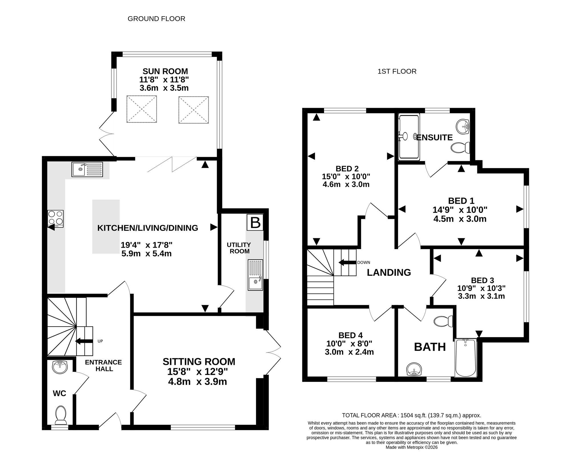 1 Lathamhall Clay Lane, Altrincham floorplan