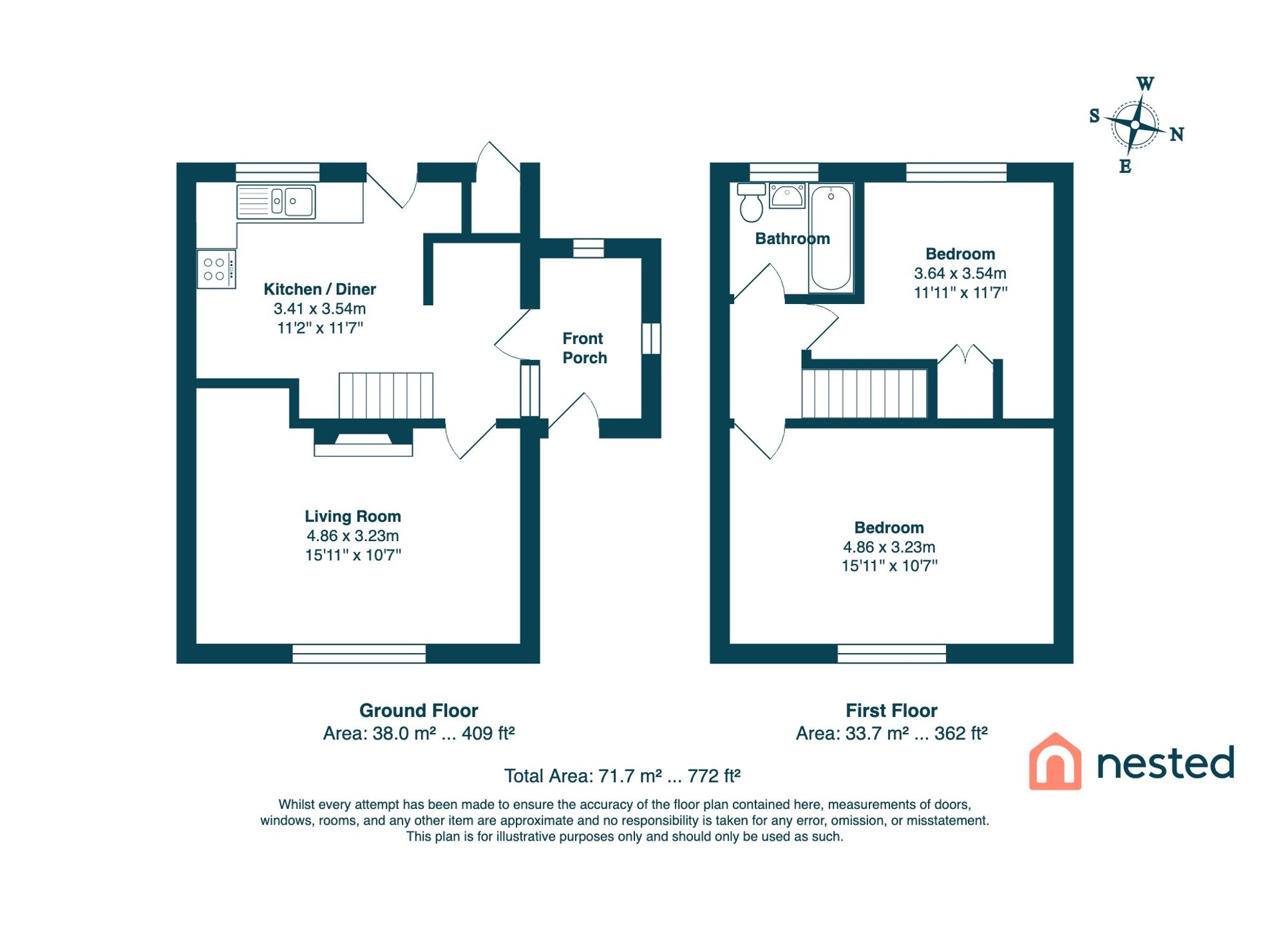 9 Cowler Walk, Bristol floorplan