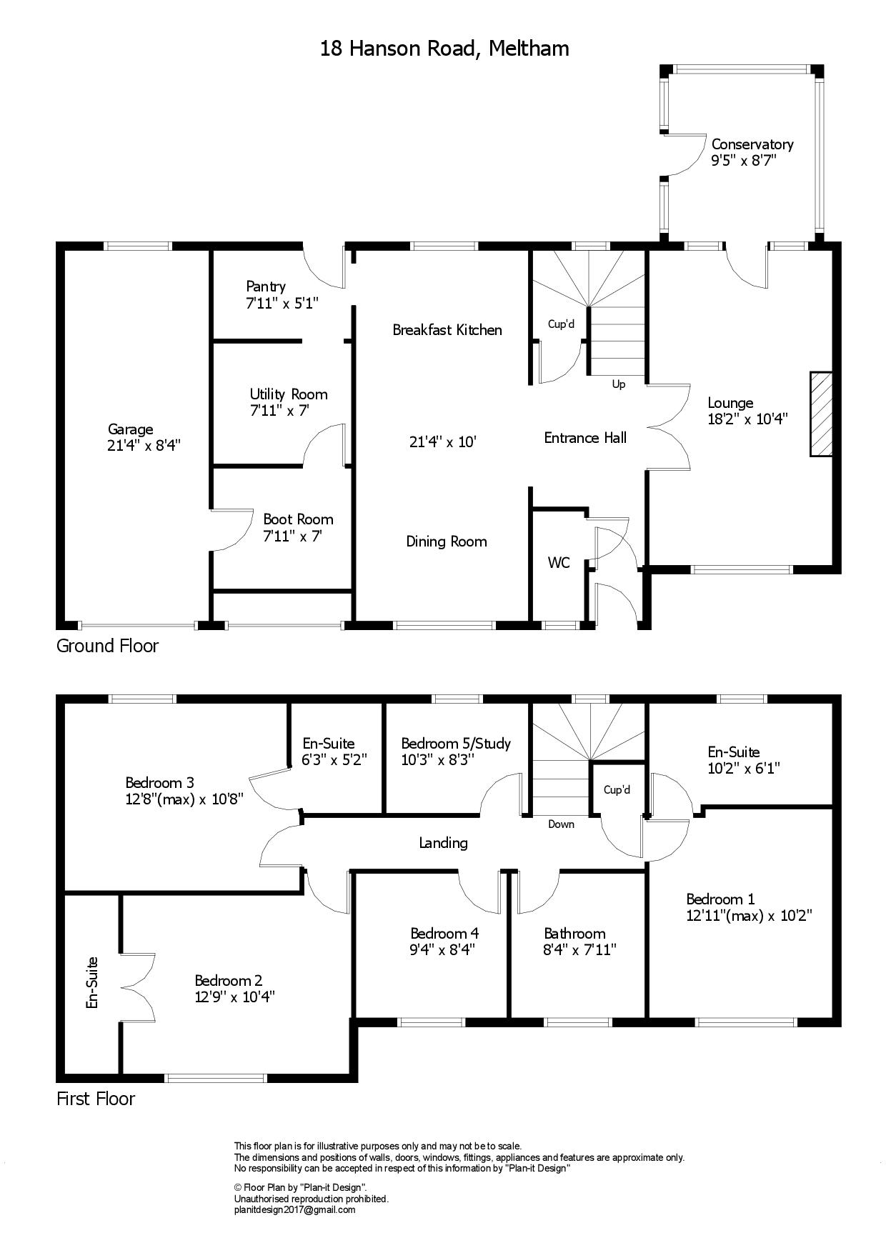 18, Hanson Road, Holmfirth floorplan