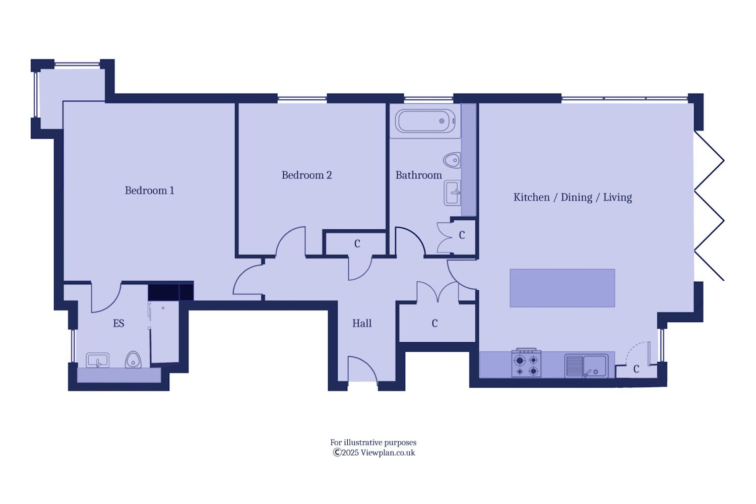 Apartment 4, Ashdene Manor, 10, Bridgeman Road, Penarth floorplan