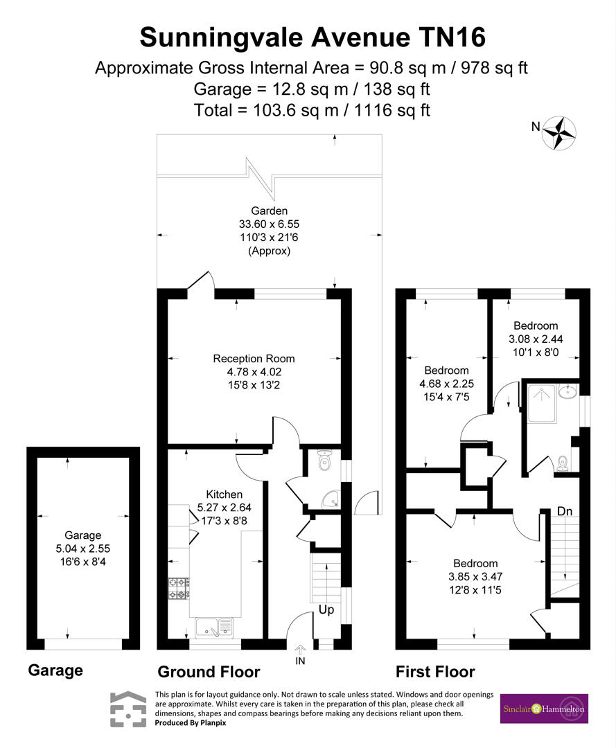 17A, Sunningvale Avenue, Westerham floorplan