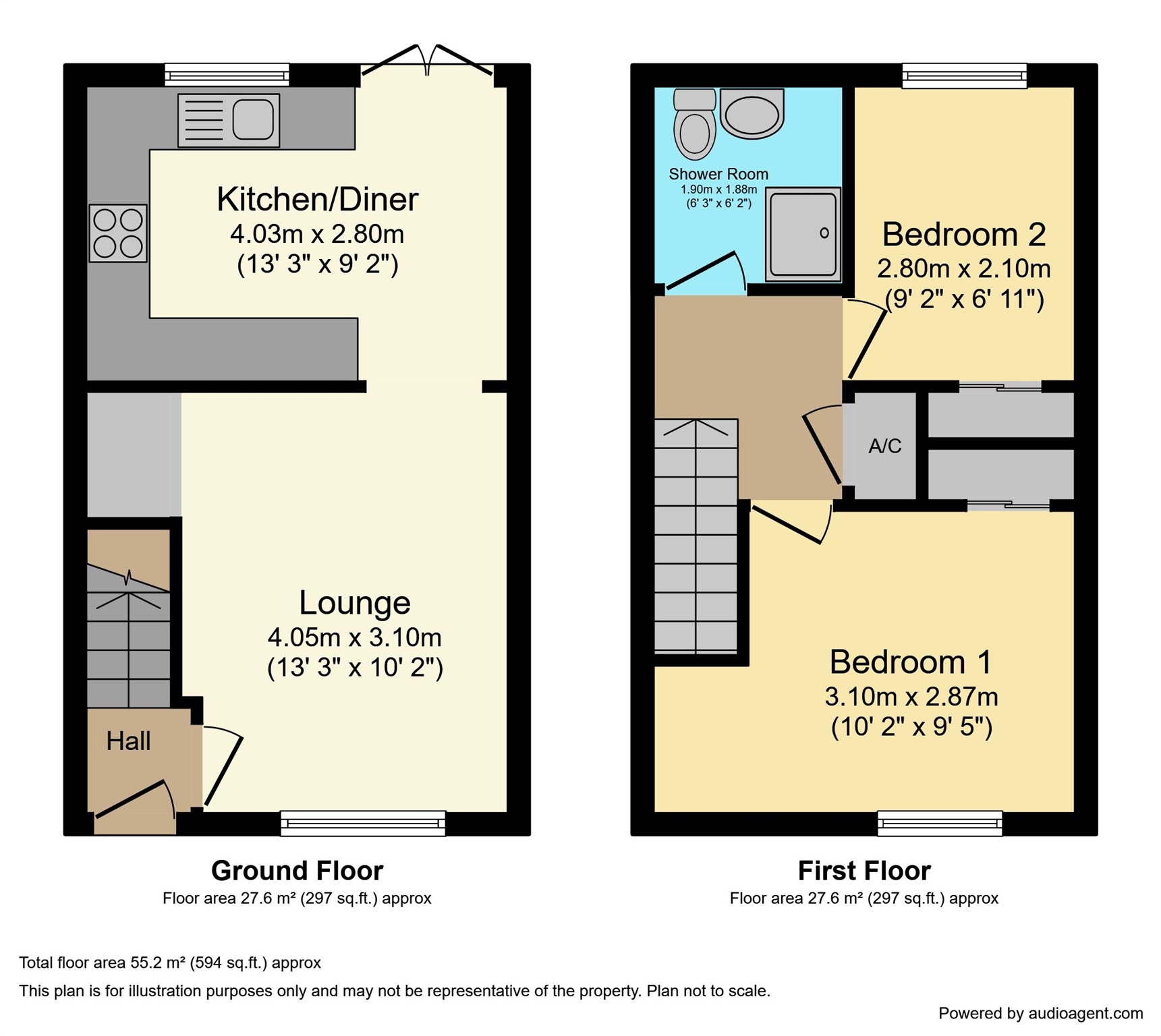 40, Forest Road, Winsford floorplan