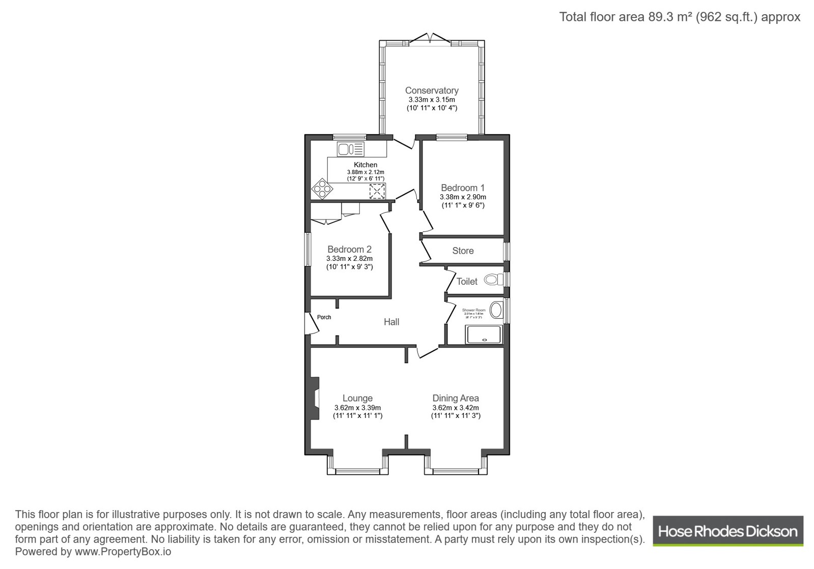 96, High Park Road, Ryde floorplan