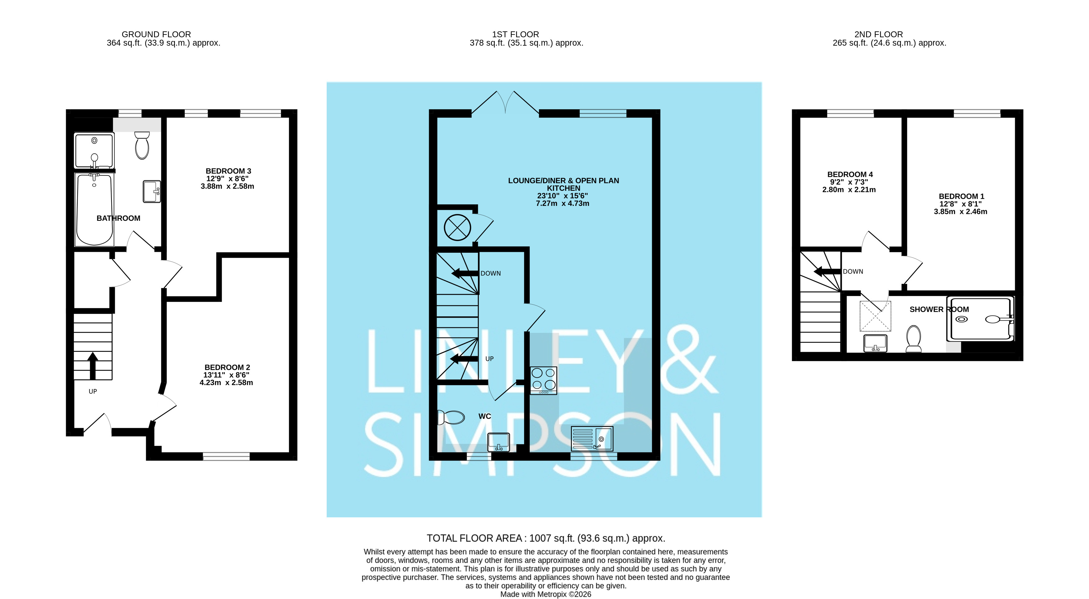5, Coverdale Court, York floorplan