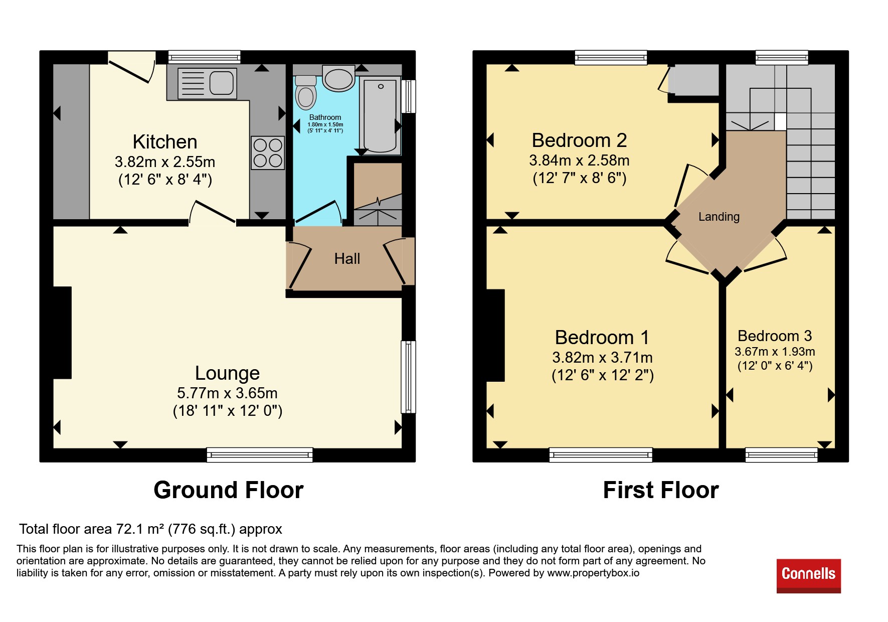 22, Hyde View Road, Harpenden floorplan