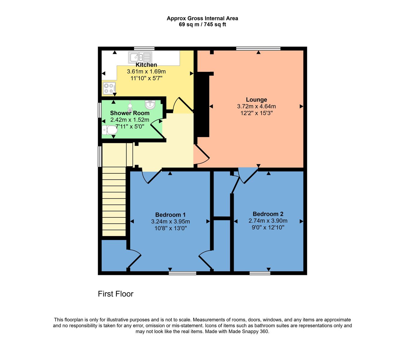 3, White Avenue, Leven floorplan