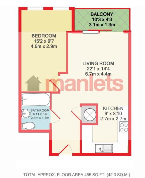 605, BEAUMONT BUILDING, 22 Mirabel Street, Manchester floorplan