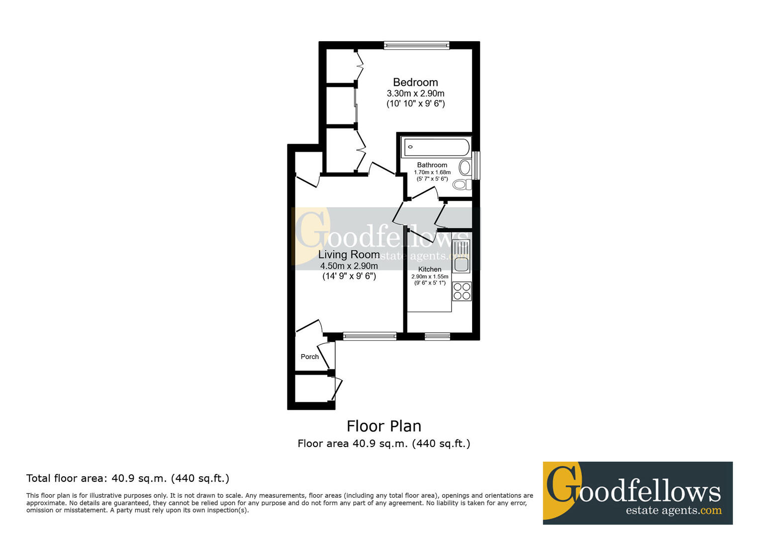 1, Crofton Way, Newcastle upon Tyne floorplan
