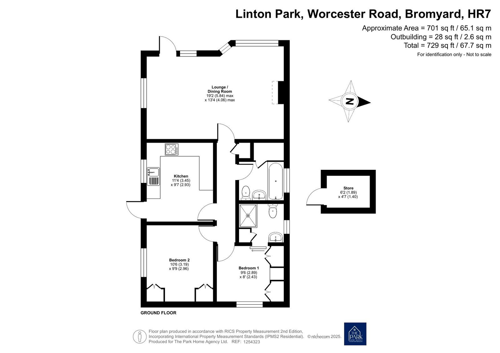20 Linton Park, Worcester Road, Bromyard floorplan
