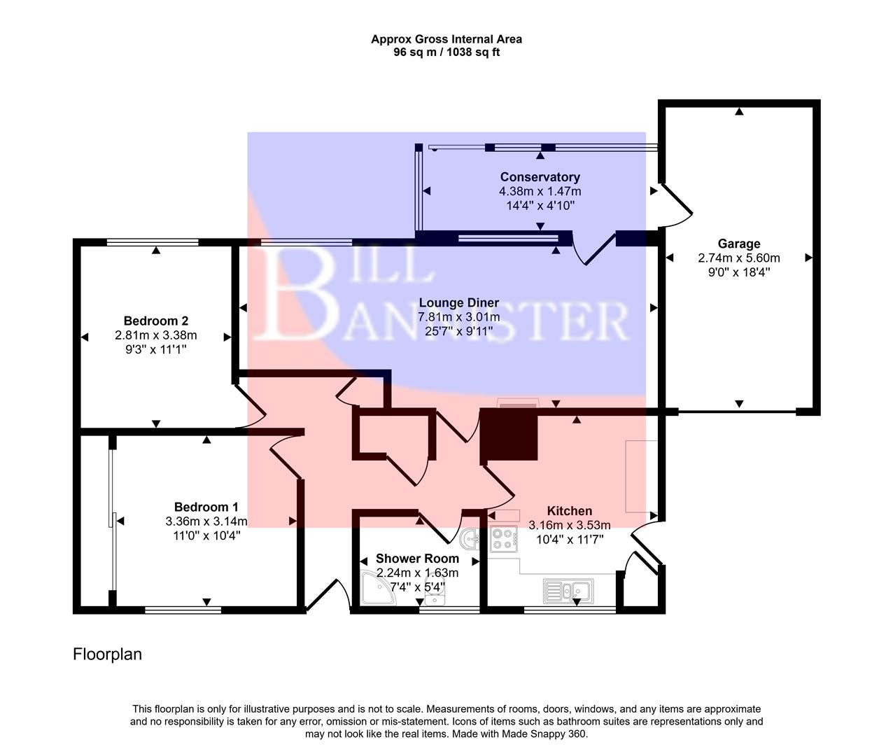 17, Lanmoor Estate, Redruth floorplan