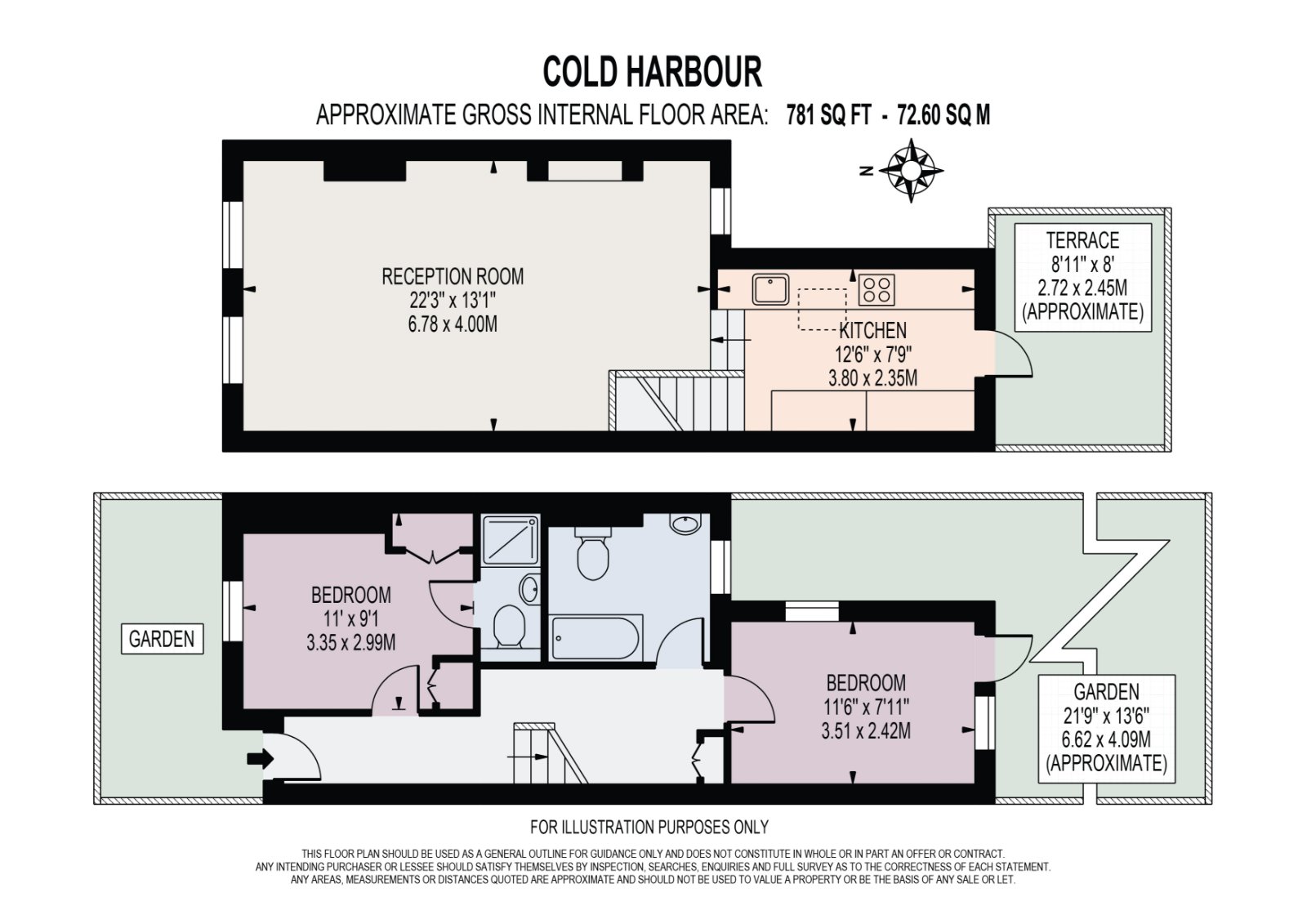 41, Cold Harbour, London floorplan