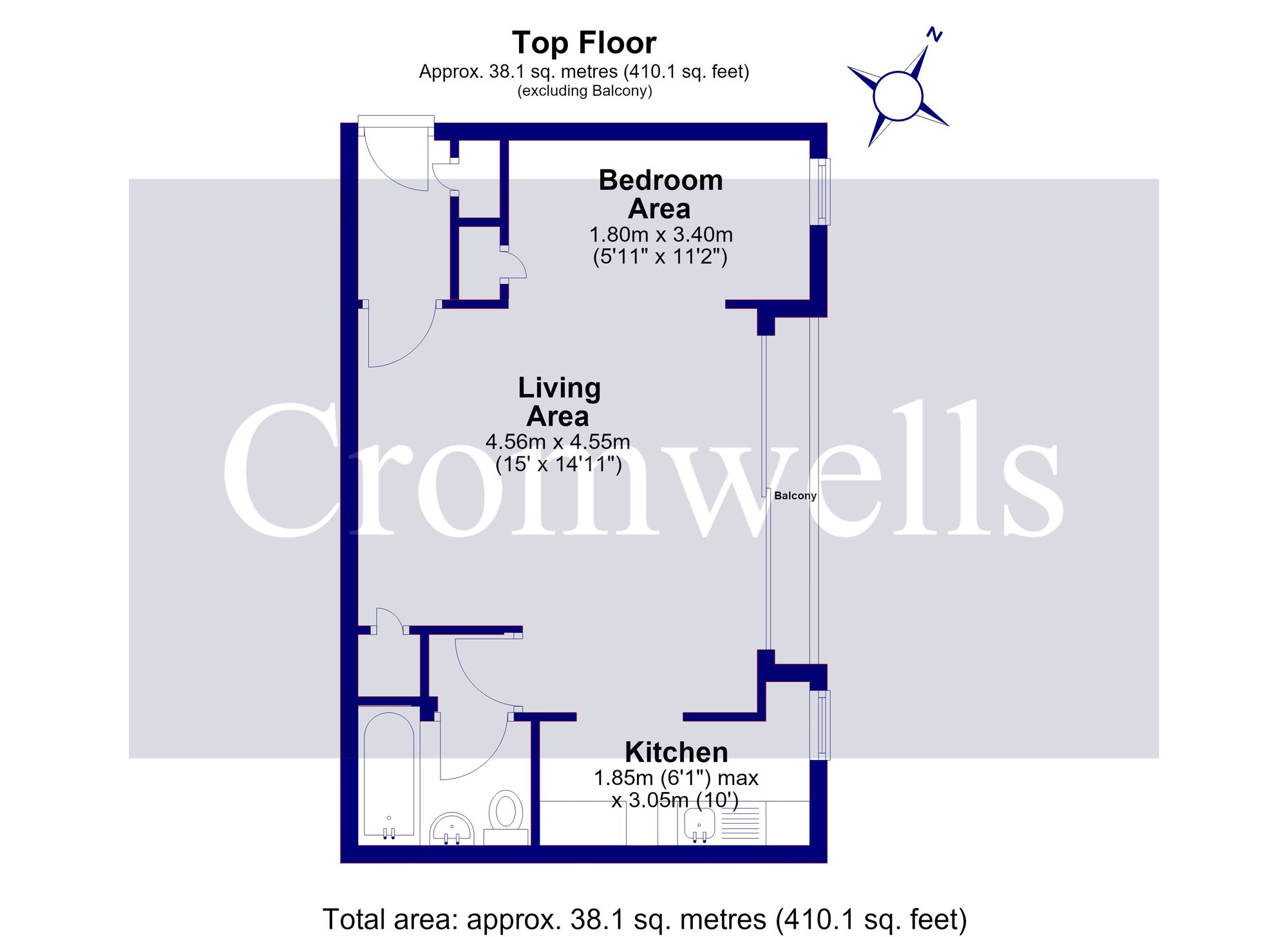 Flat 24, Redruth House Grange Road, Sutton floorplan