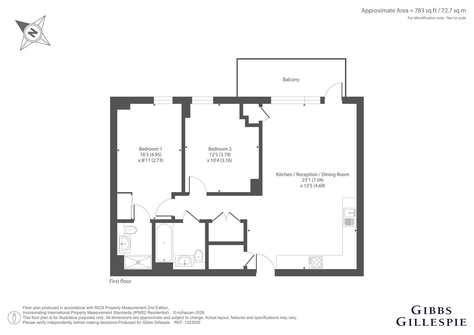 25 Waddington House,, Tom Lake Way, Hertfordshire floorplan