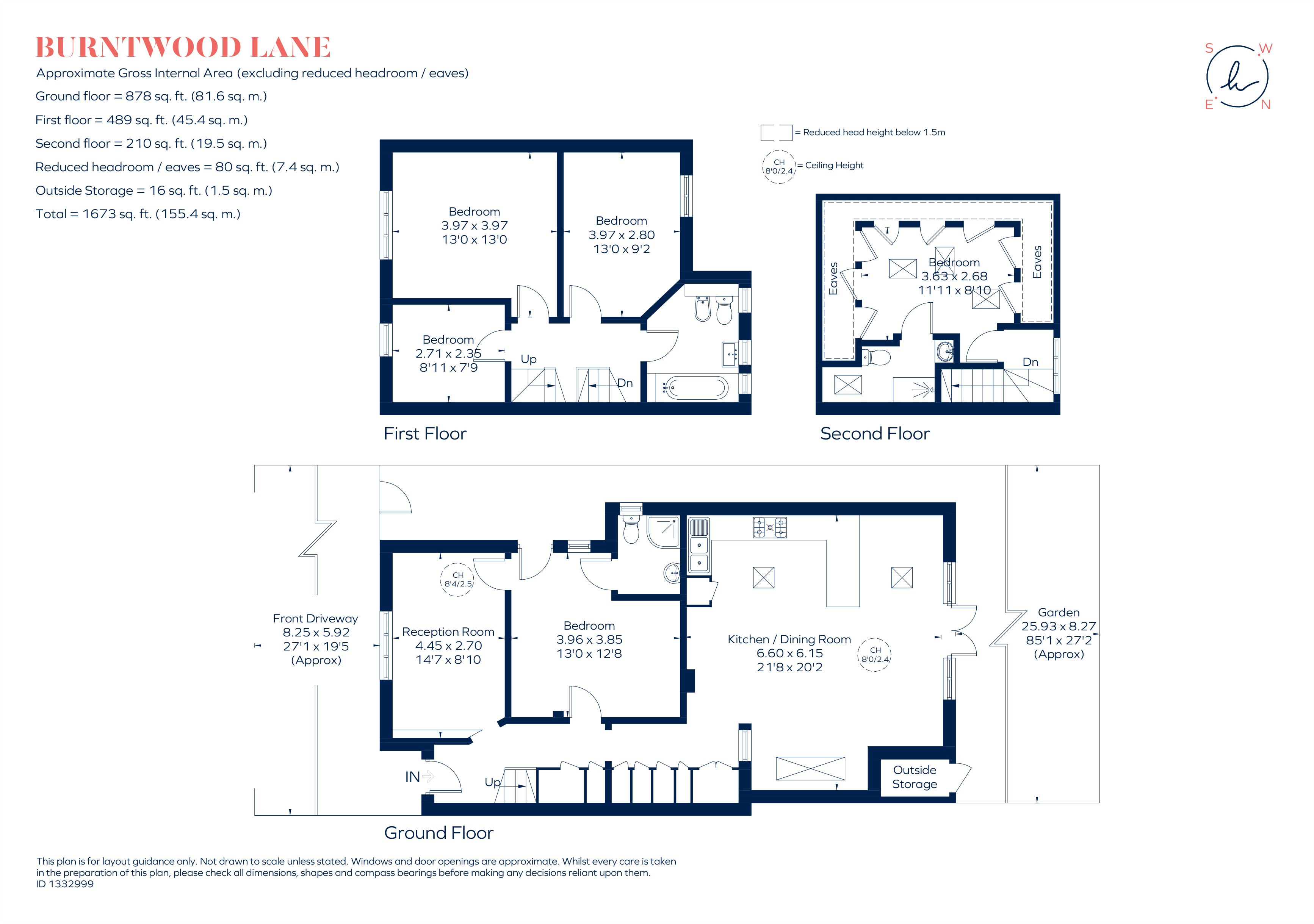 191, Burntwood Lane, London floorplan