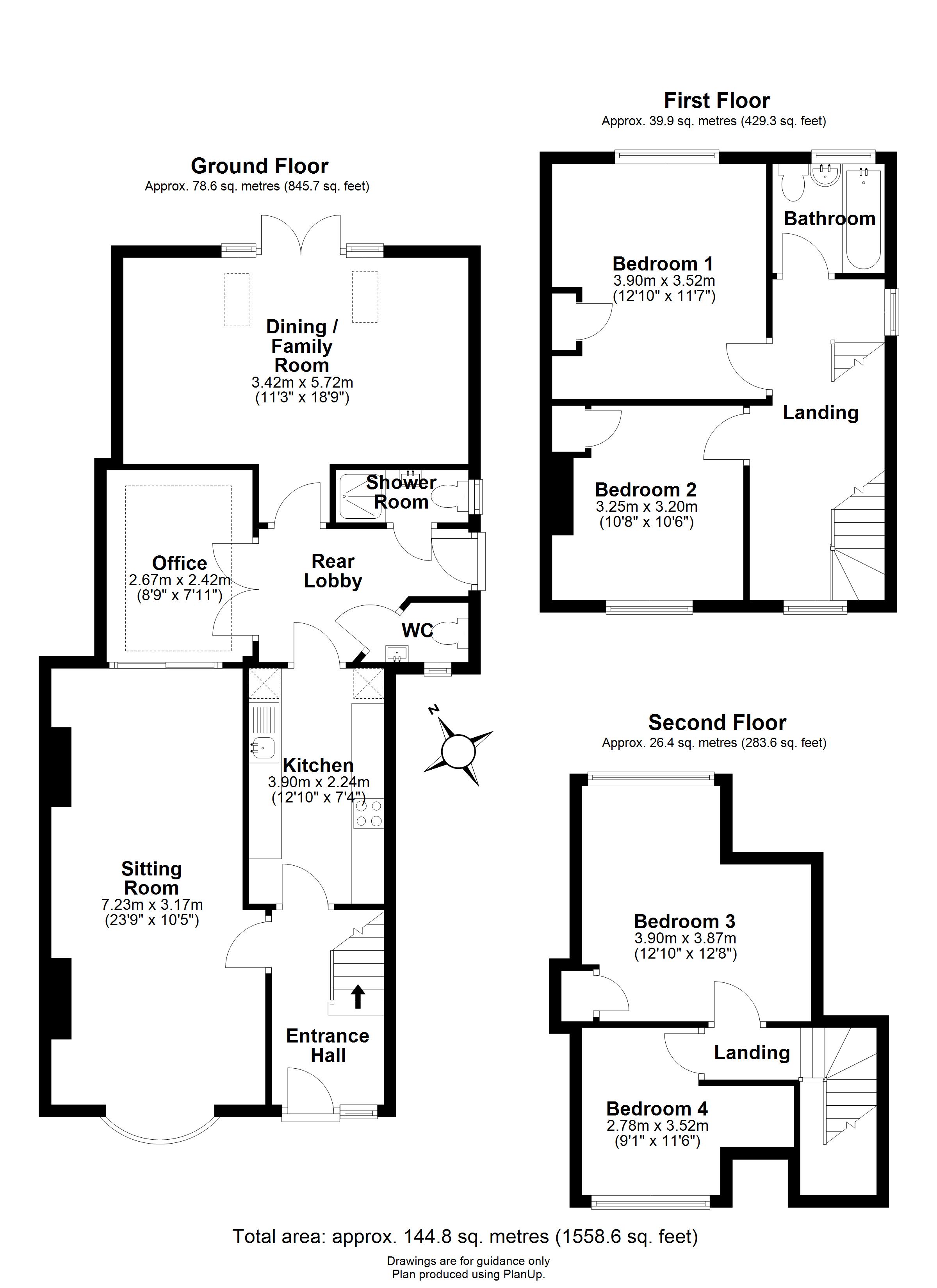 24, Kings Hedges Road, Cambridge floorplan