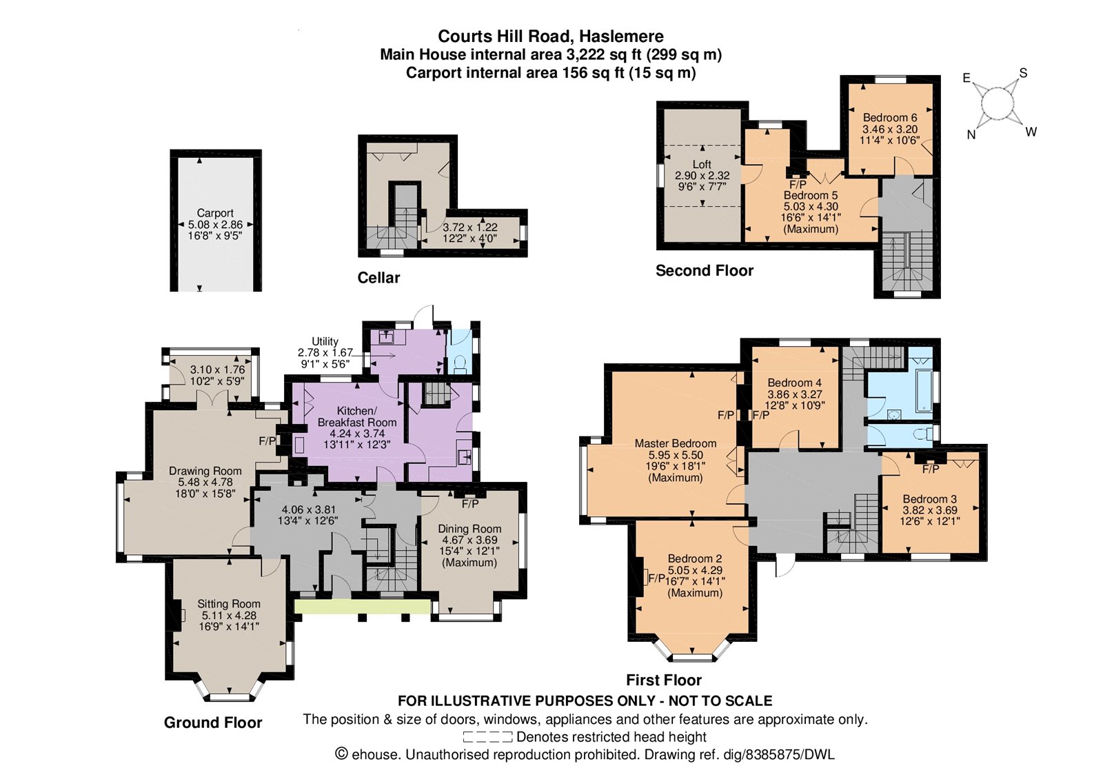 6 Bedrooms Detached house for sale in Courts Hill Road, Haslemere, Surrey GU27