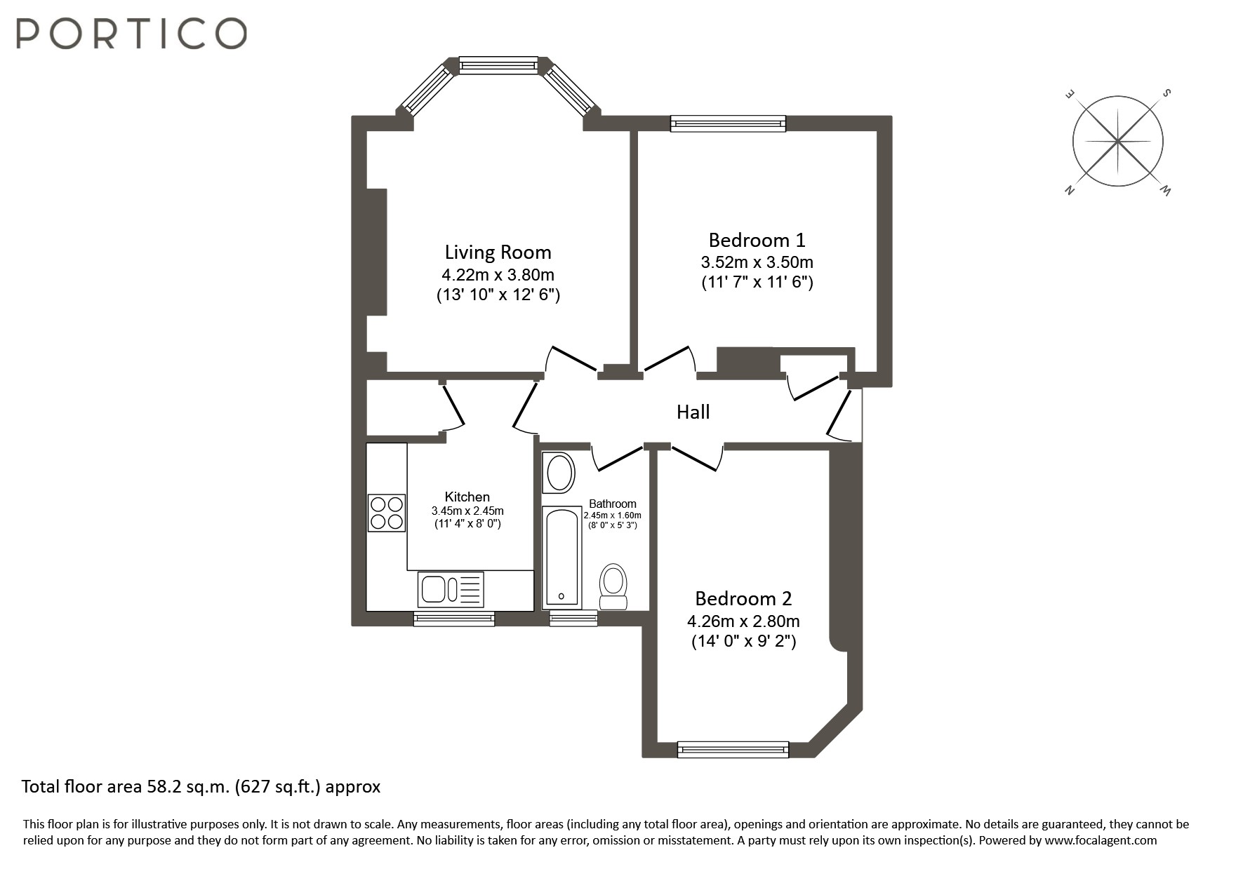 Flat 23, Westminster Court, London floorplan