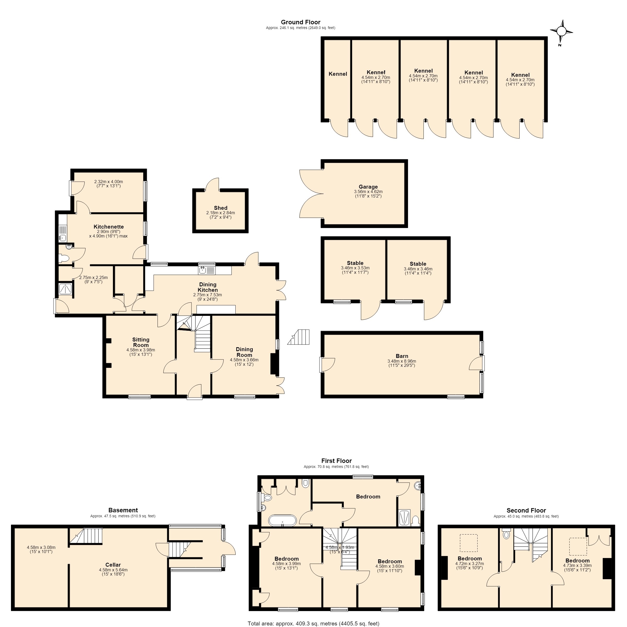 Delburne Farm, Ross-on-Wye floorplan