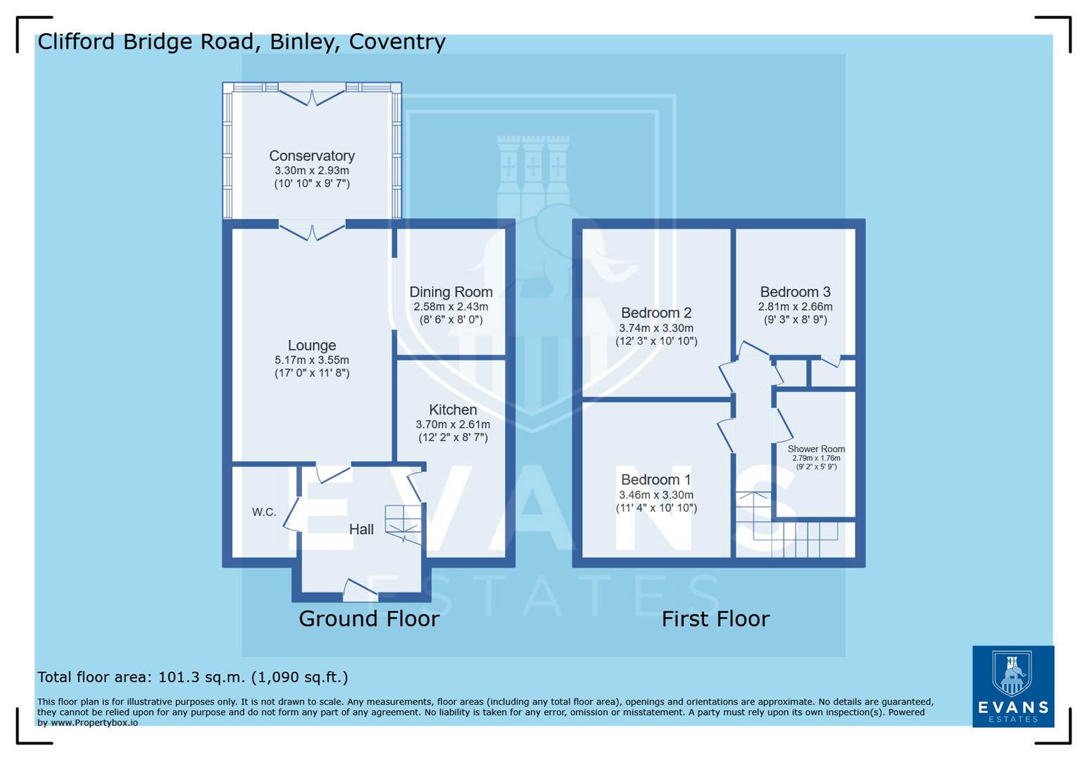 41, Clifford Bridge Road, Coventry floorplan