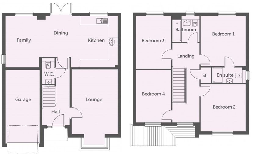 4 Bedrooms Detached house for sale in Hall Drive Park Hall Drive, Alsager, Stoke-On-Trent ST7