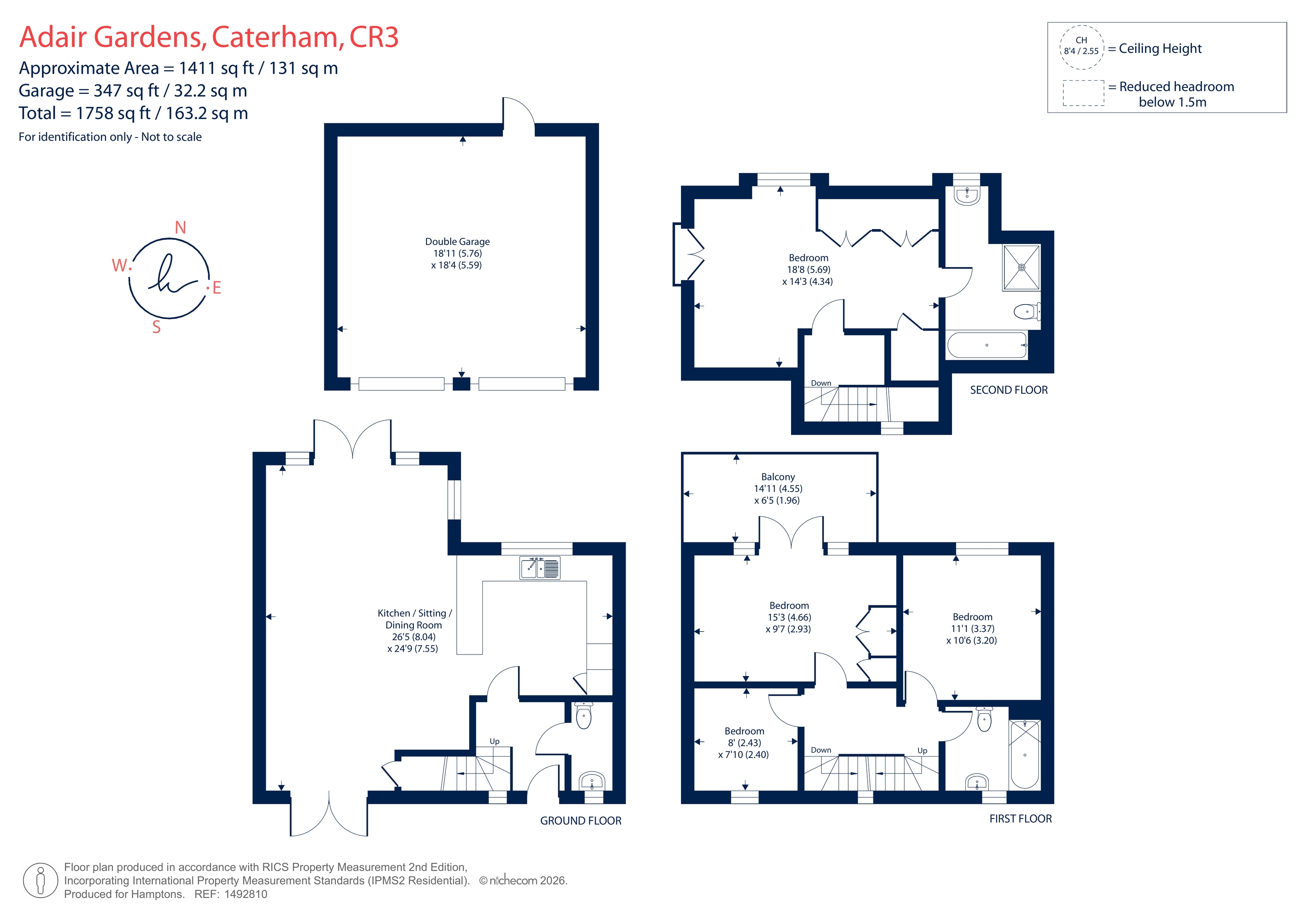 11, Adair Gardens, Caterham floorplan