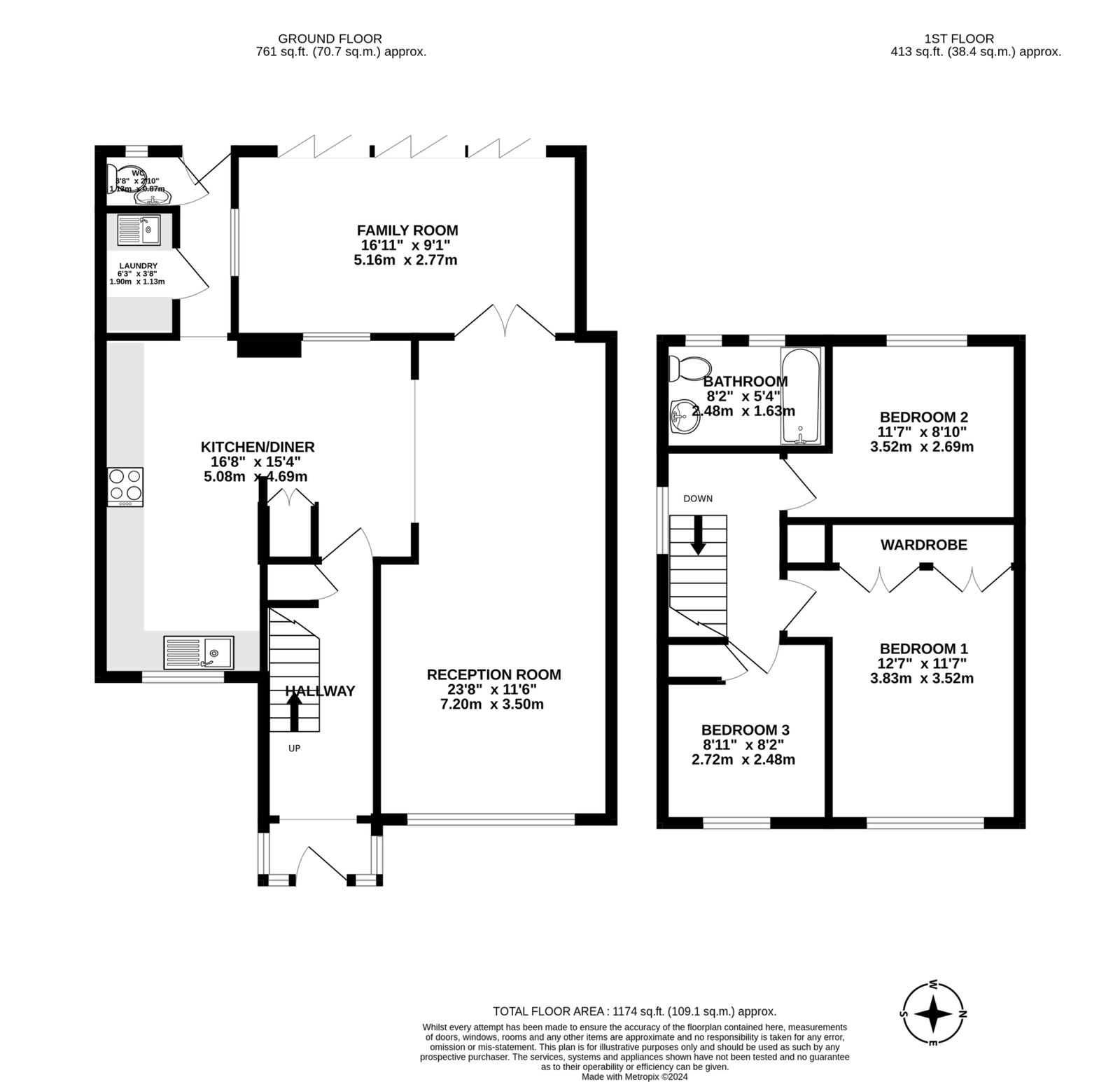 14, Loxwood Close, Orpington floorplan