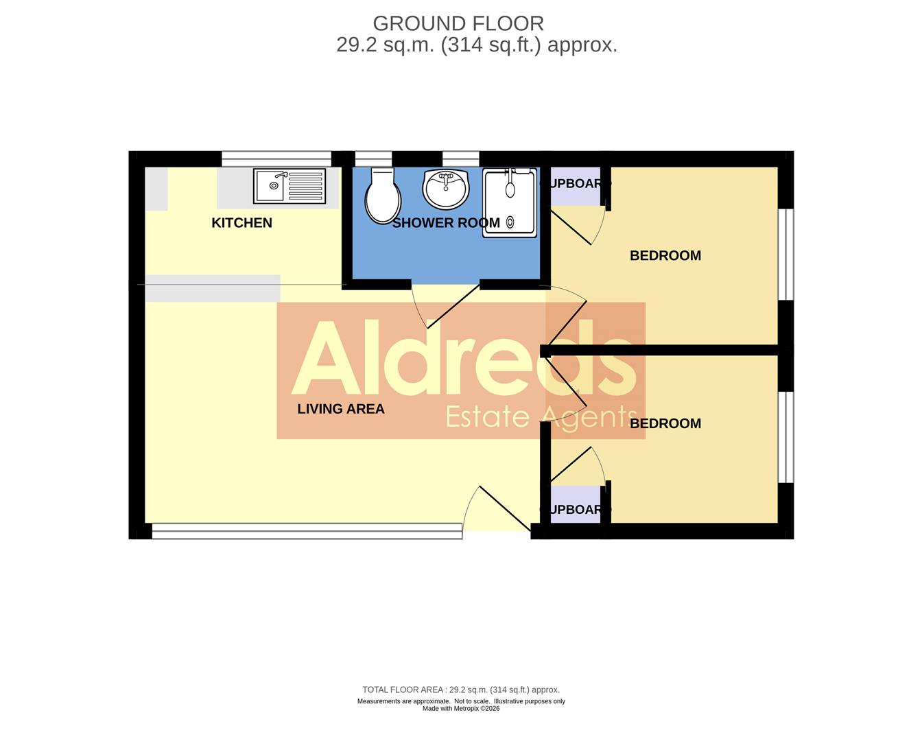 17, Broadside Chalet Park, Stalham floorplan