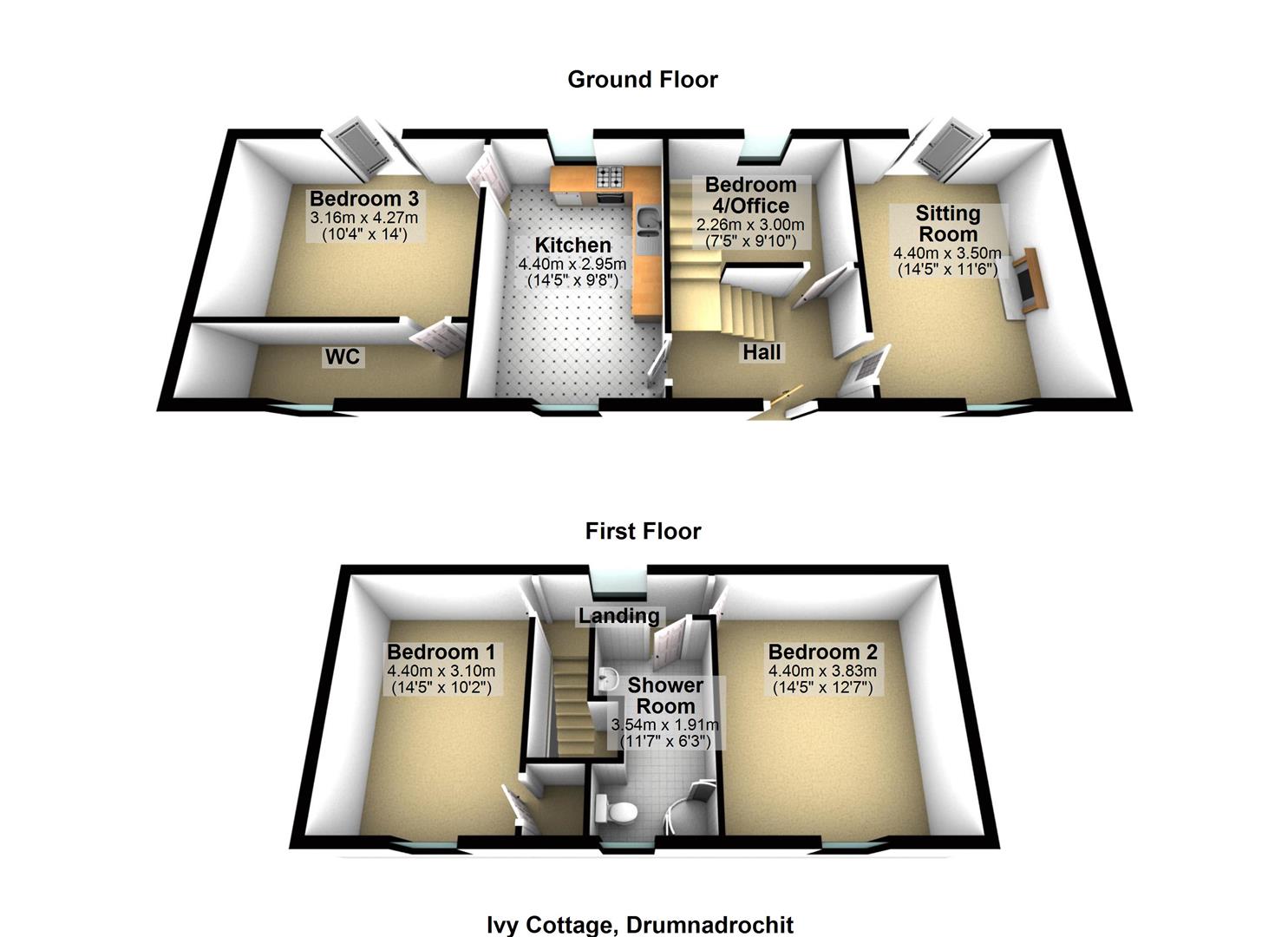 Lewiston, Drumnadrochit, Inverness IV63, 4 bedroom detached house for