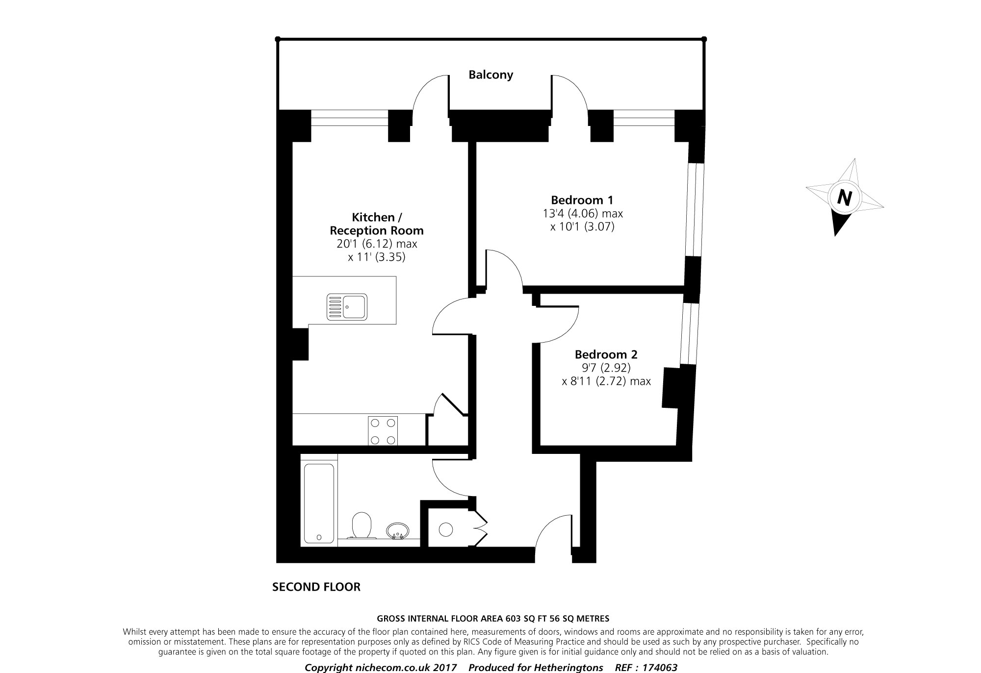 4, London floorplan