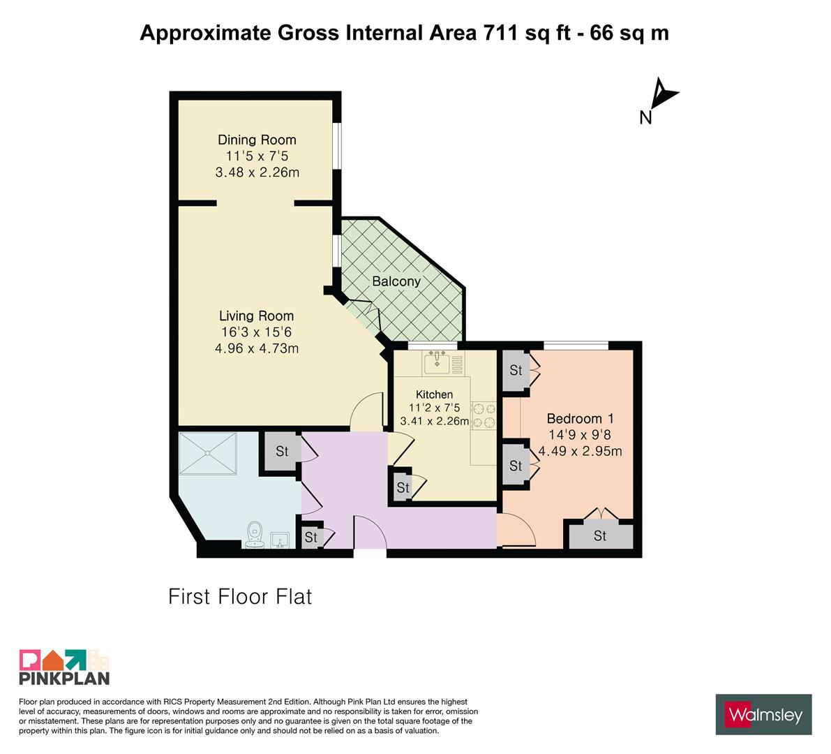 Flat 20, Chiltern Court, St. Barnabas Road, Reading floorplan