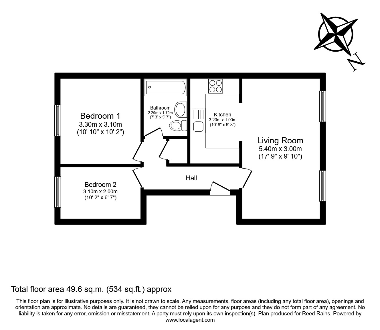 St. Johns Road, Scarborough, North Yorkshire YO12, 2 bedroom flat for