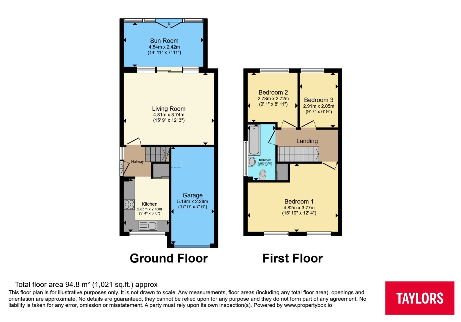 46, Bramingham Road, Bedfordshire floorplan