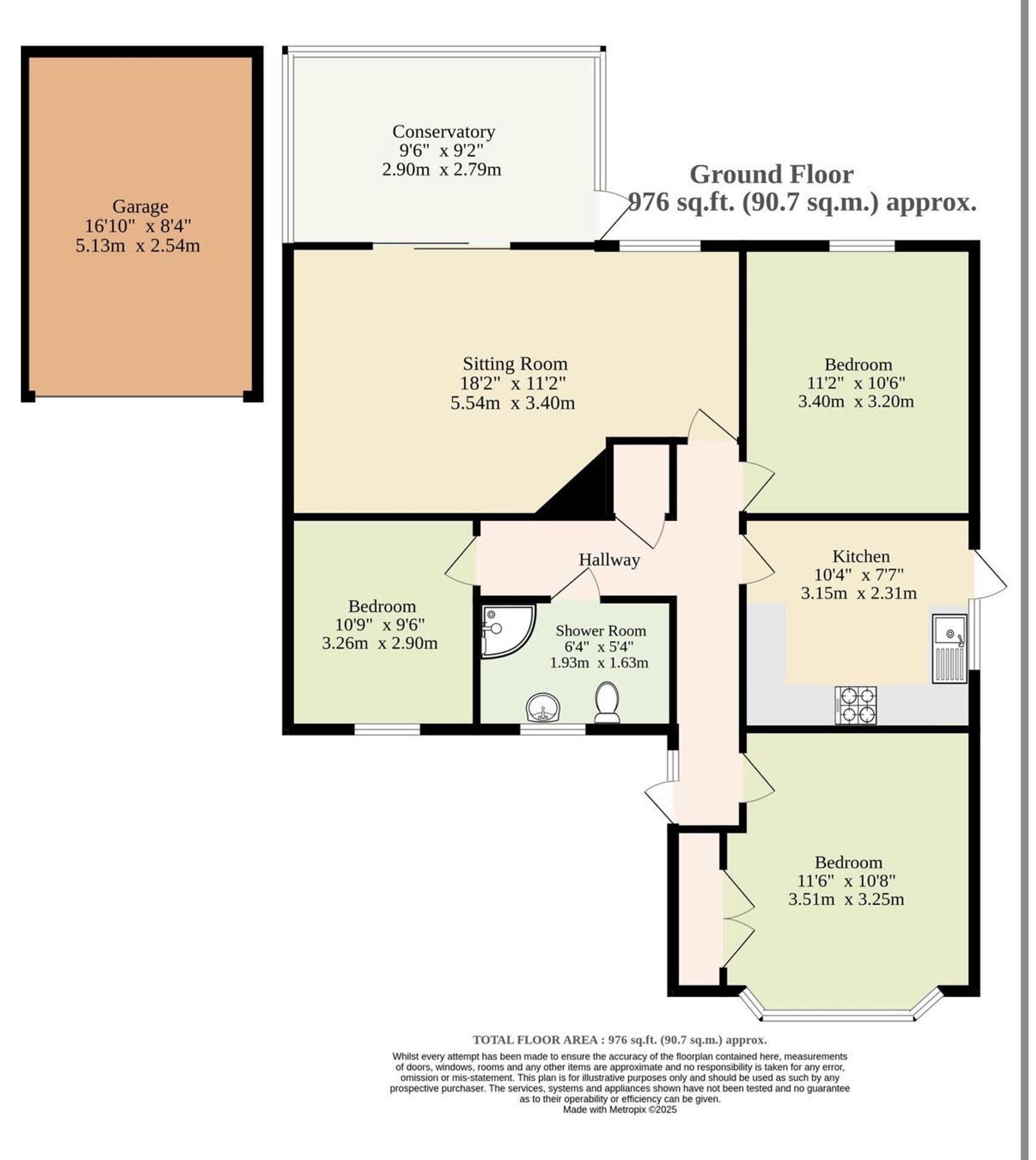 12 Orchard Close, Norwich floorplan