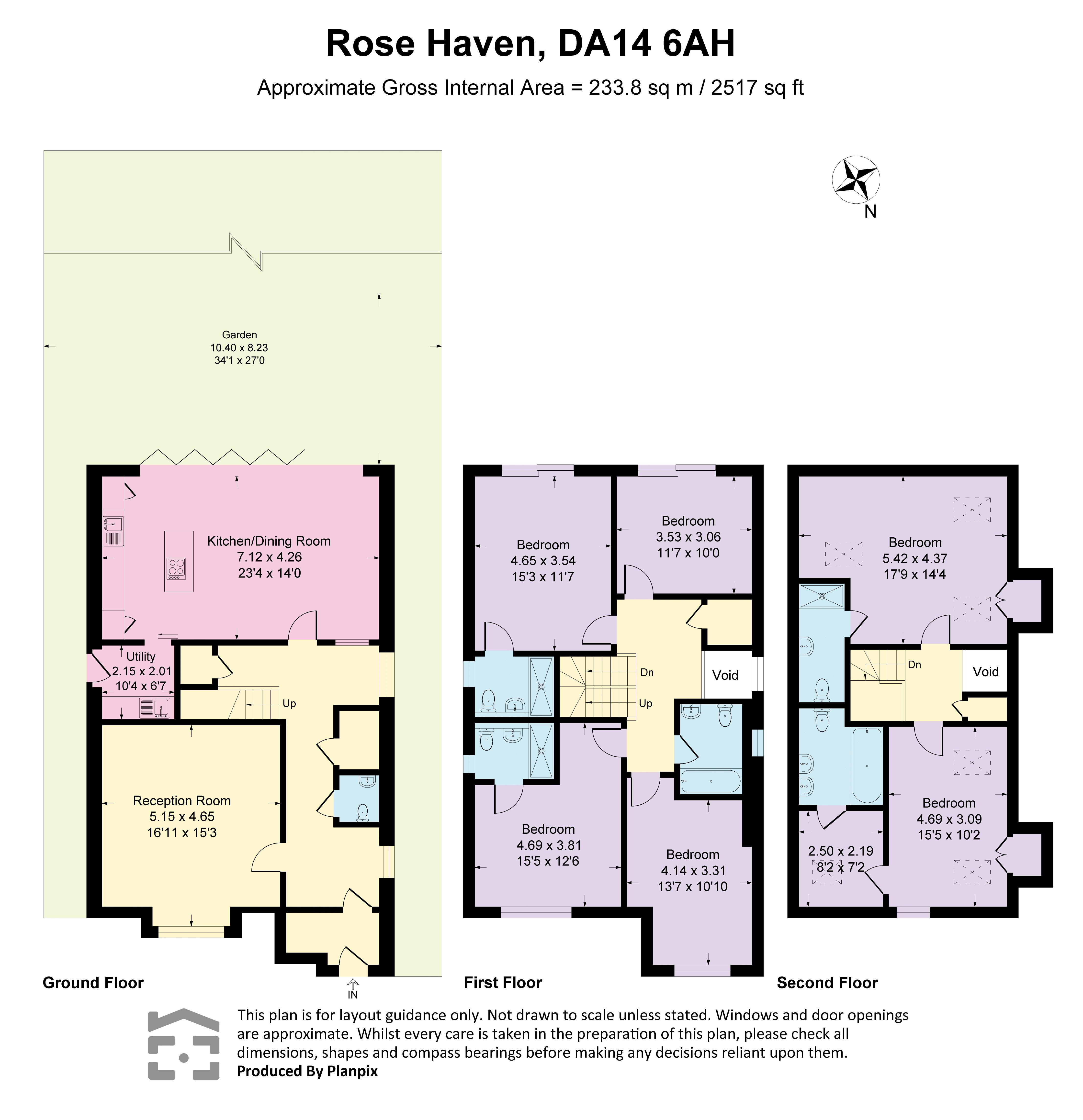 Rose Haven, Carlton Road, Sidcup floorplan