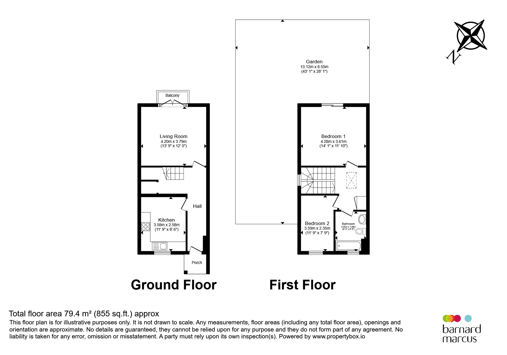 11, Rose Gardens, Staines-Upon-Thames floorplan